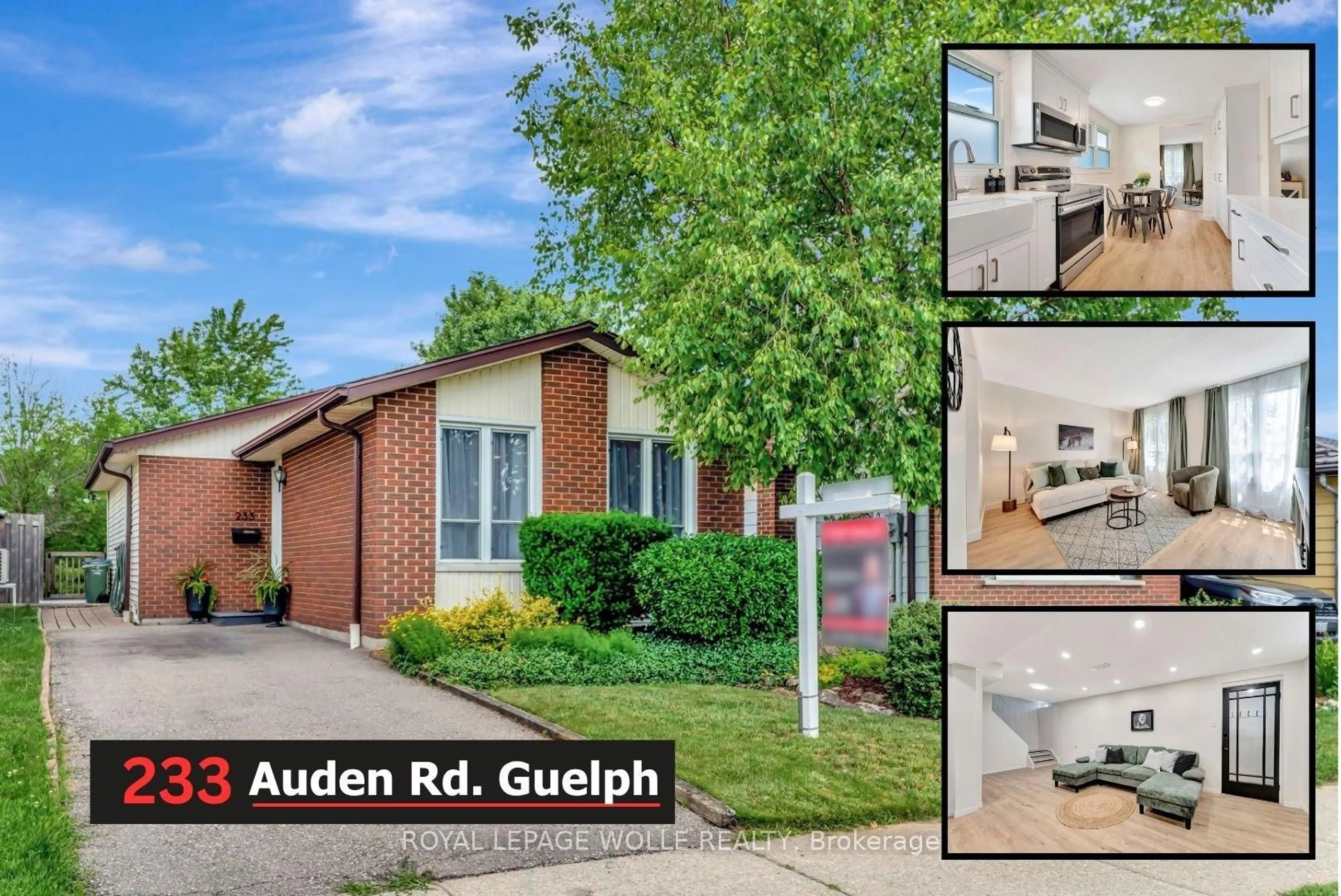 Home with brick exterior material, street for 233 Auden Rd, Guelph Ontario N1E 6N5