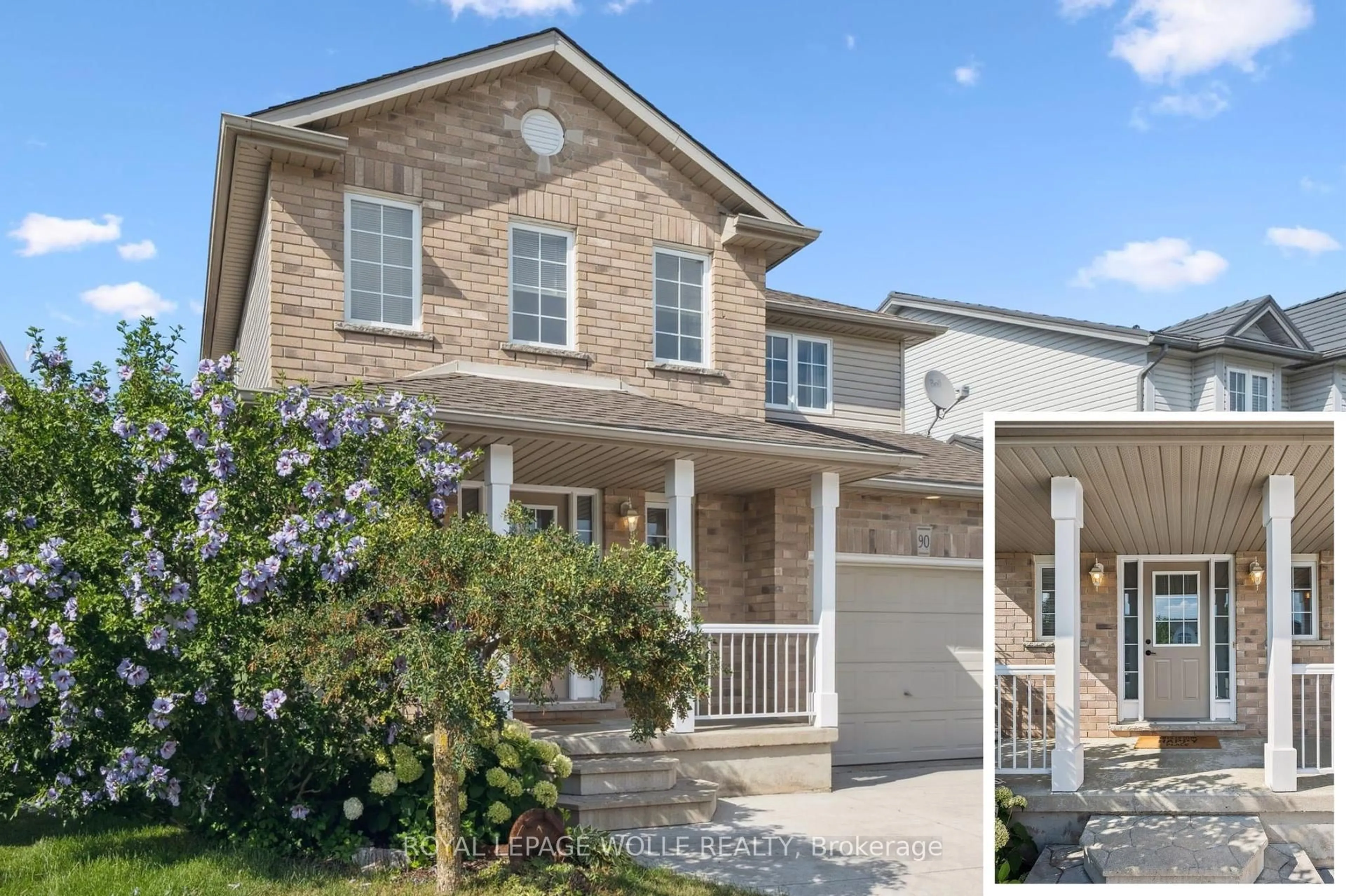 Home with brick exterior material, street for 90 Brookmead St, Woolwich Ontario N3B 3L9