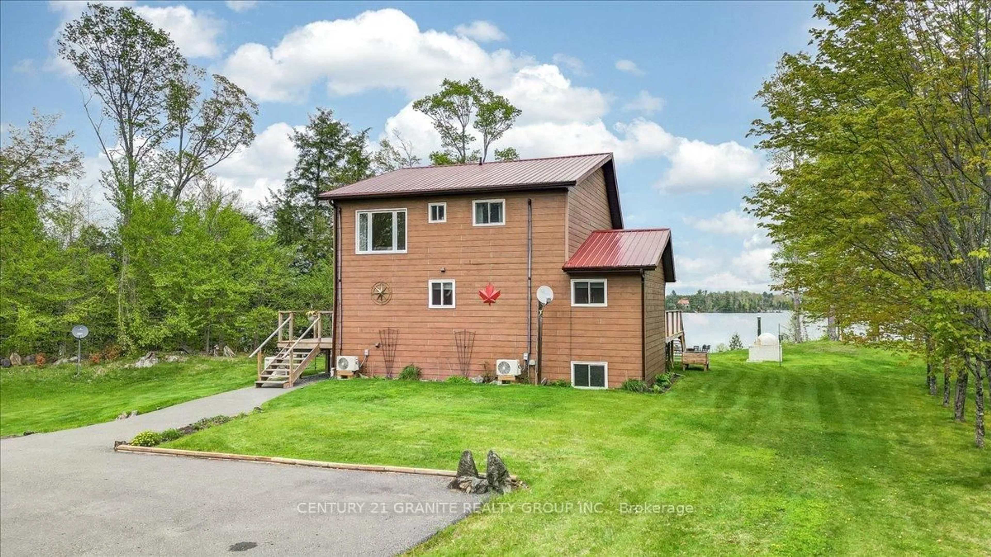 Home with brick exterior material, water/lake/river/ocean view for 1115A Steenburg Lake North Rd, Hastings Ontario K0L 1W0