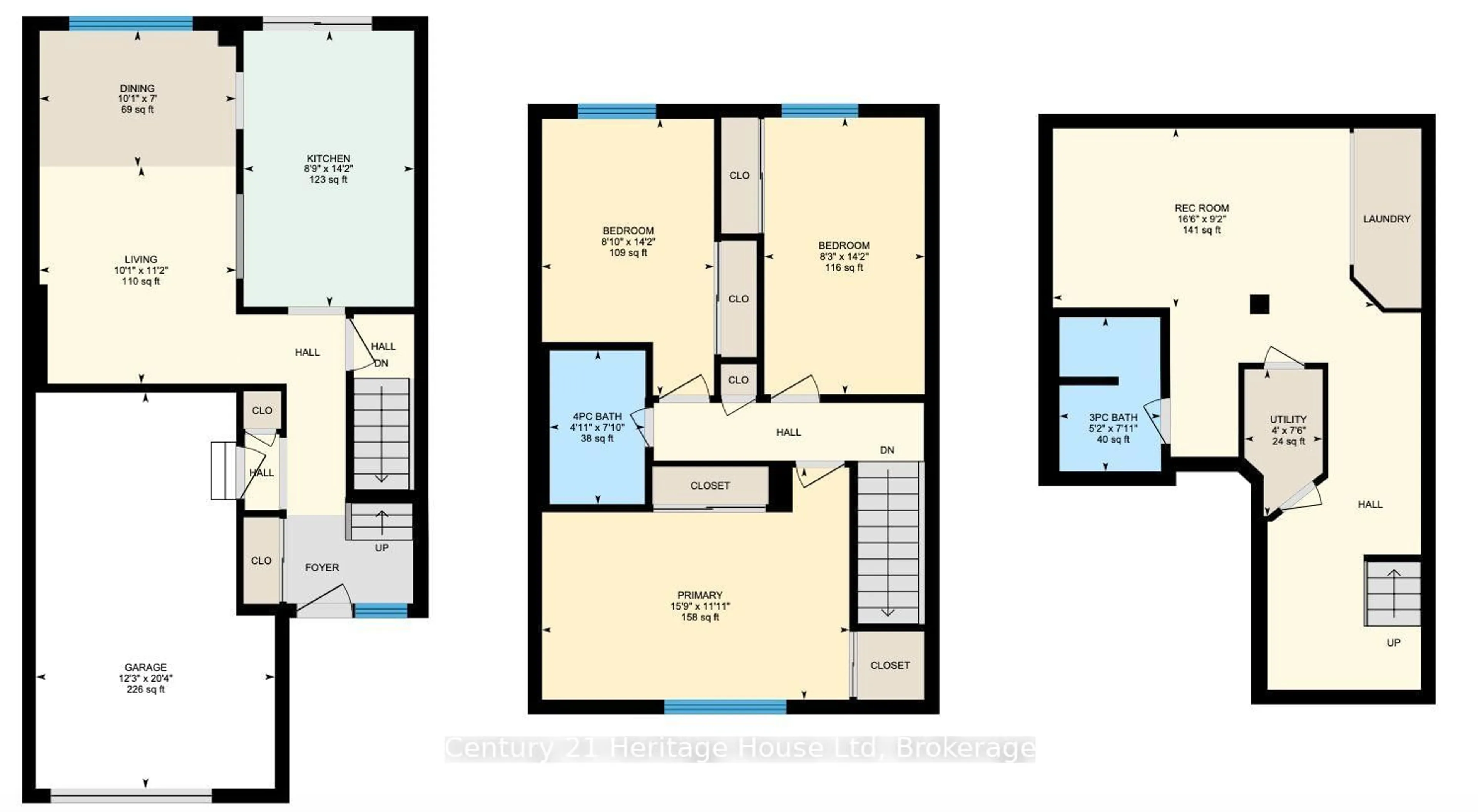 Floor plan for 16 Hadati Rd #44, Guelph Ontario N1E 6M2