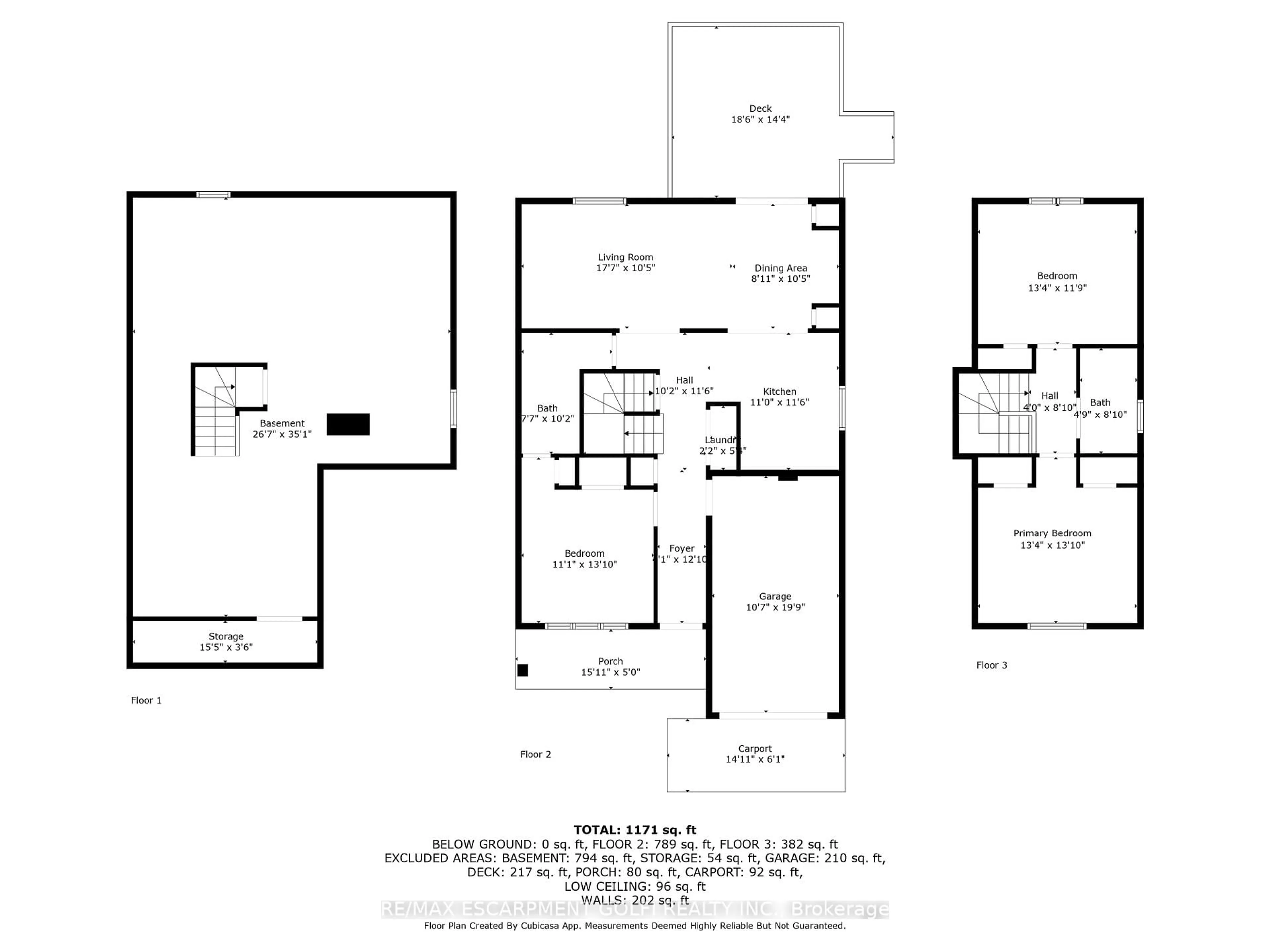 Floor plan for 707 Acadia Dr, Hamilton Ontario L8W 3V2