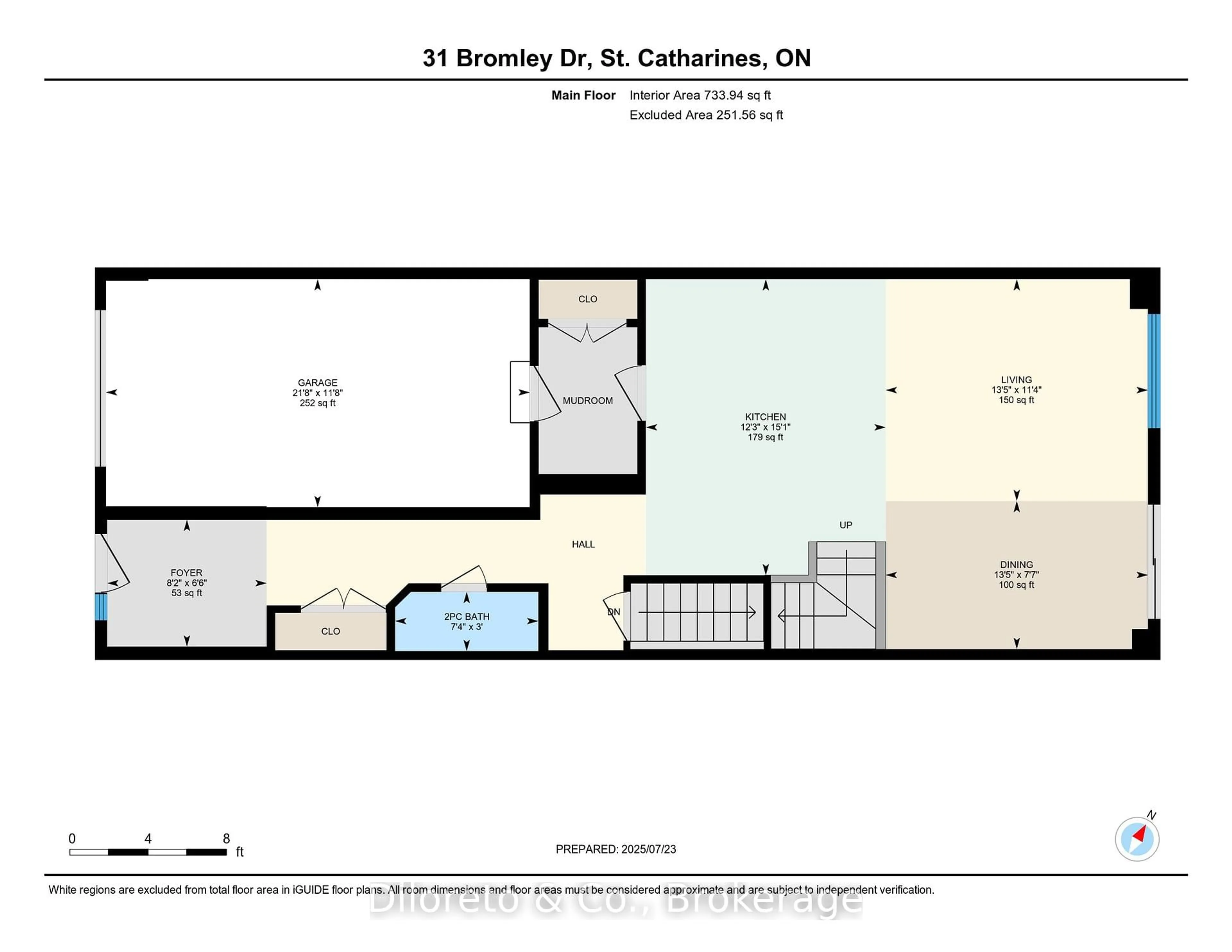 Floor plan for 31 Bromley Dr, St. Catharines Ontario L2M 0C9