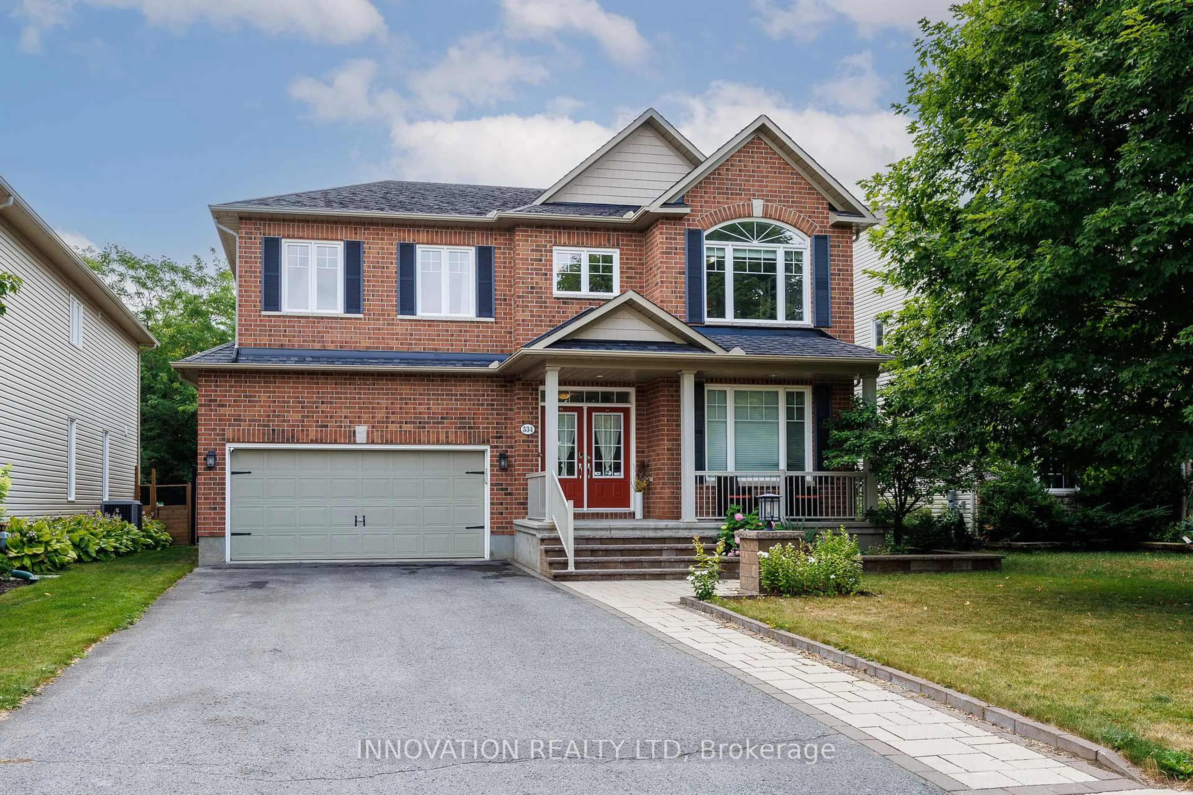 Home with brick exterior material, street for 534 Landswood Way, Stittsville Ontario K2S 0A6