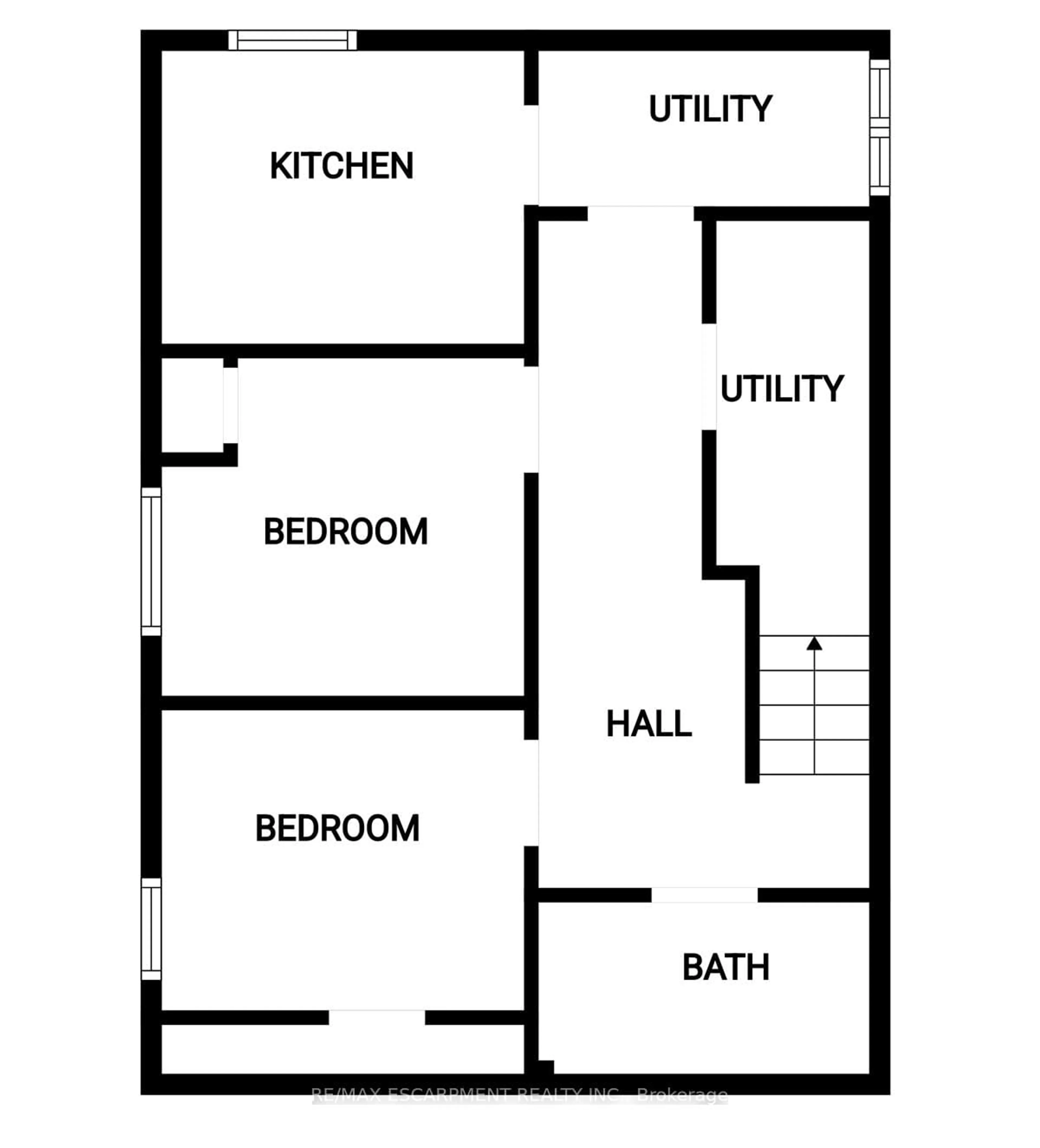Floor plan for 136 Glen Rd, Hamilton Ontario L8S 3M9
