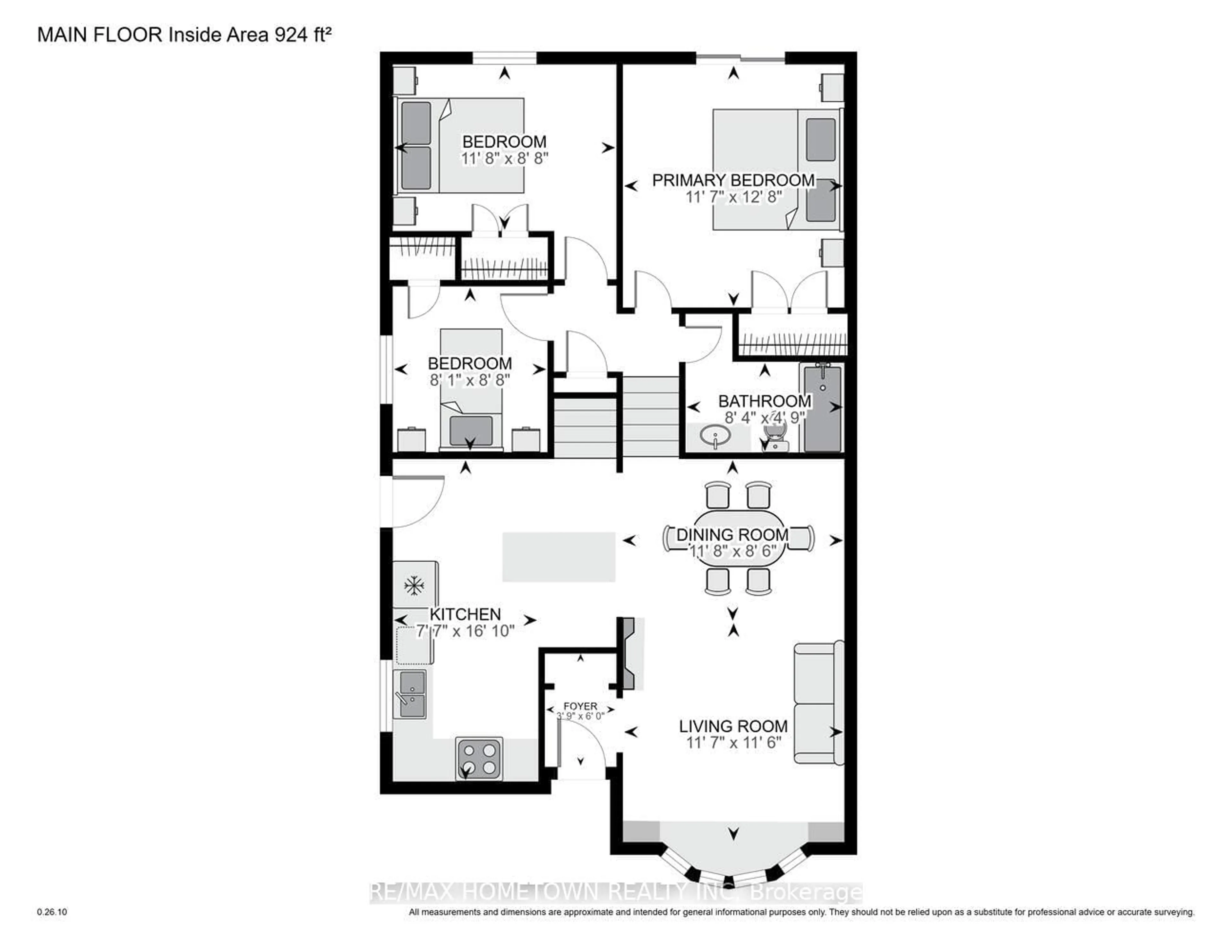 Floor plan for 108 Windsor Dr, Brockville Ontario K6V 3H6