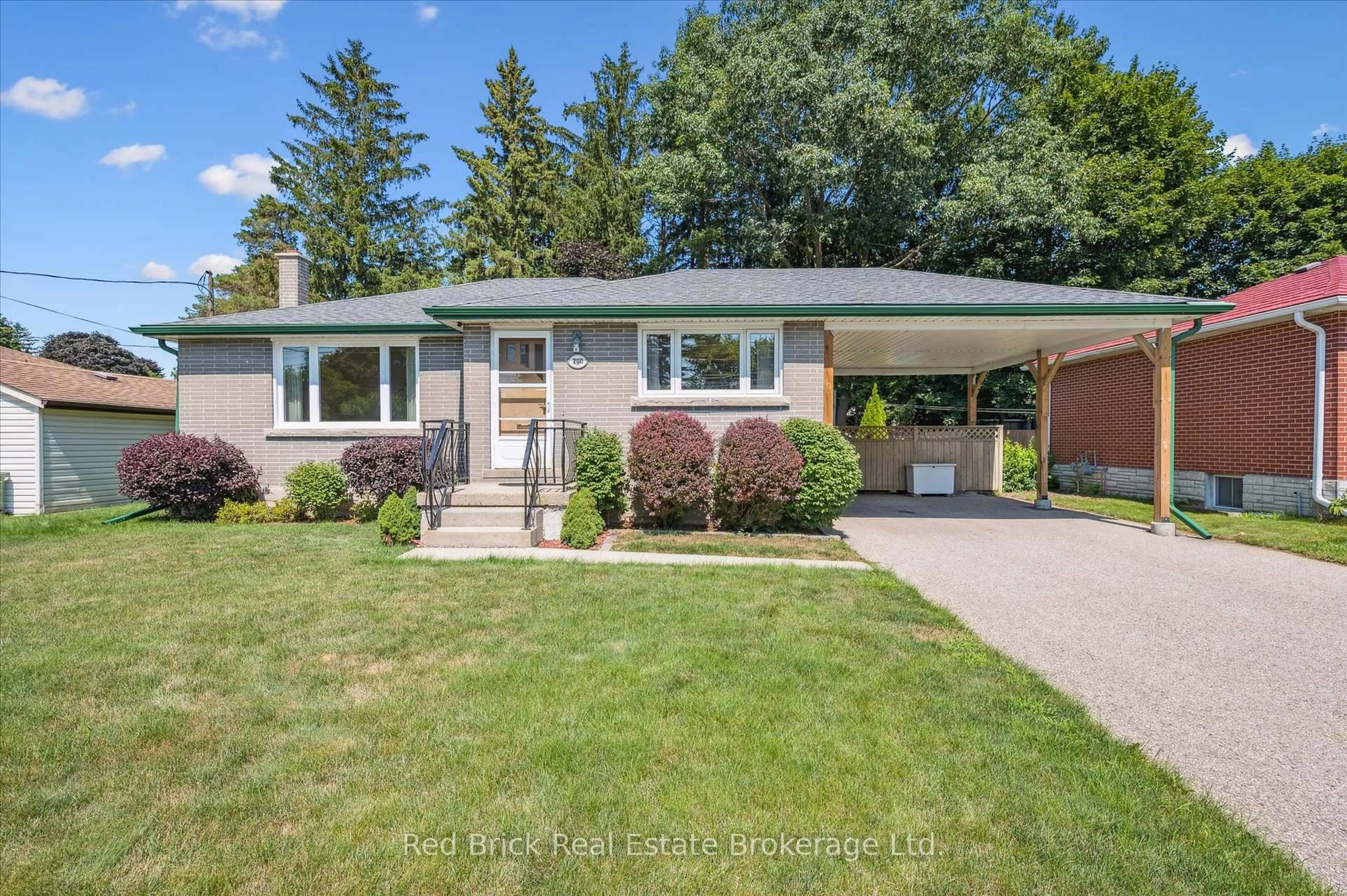 Home with vinyl exterior material, street for 260 Speedvale Ave, Guelph Ontario N1E 1N1