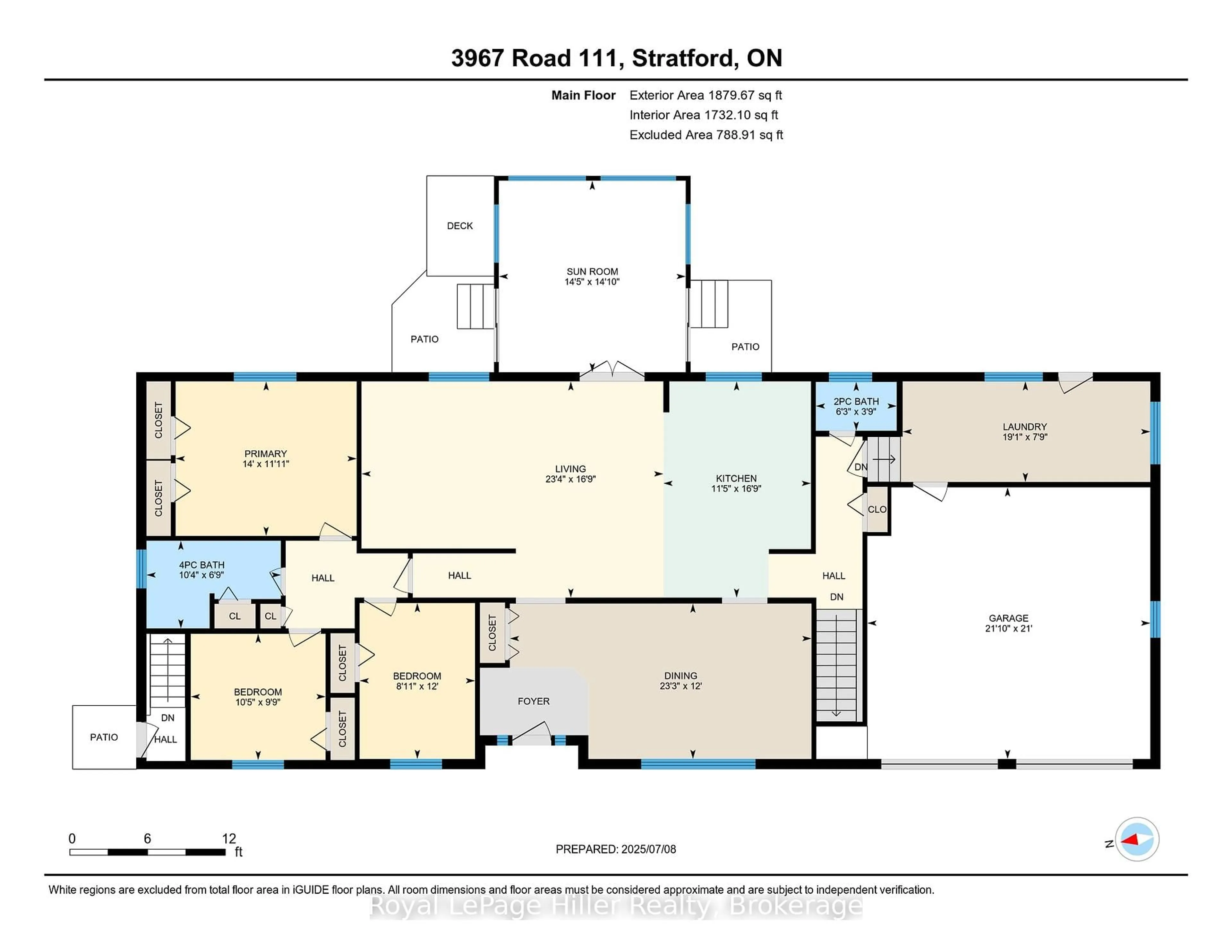 Floor plan for 3967 ROAD 111 Rd, Perth East Ontario N5A 6S5