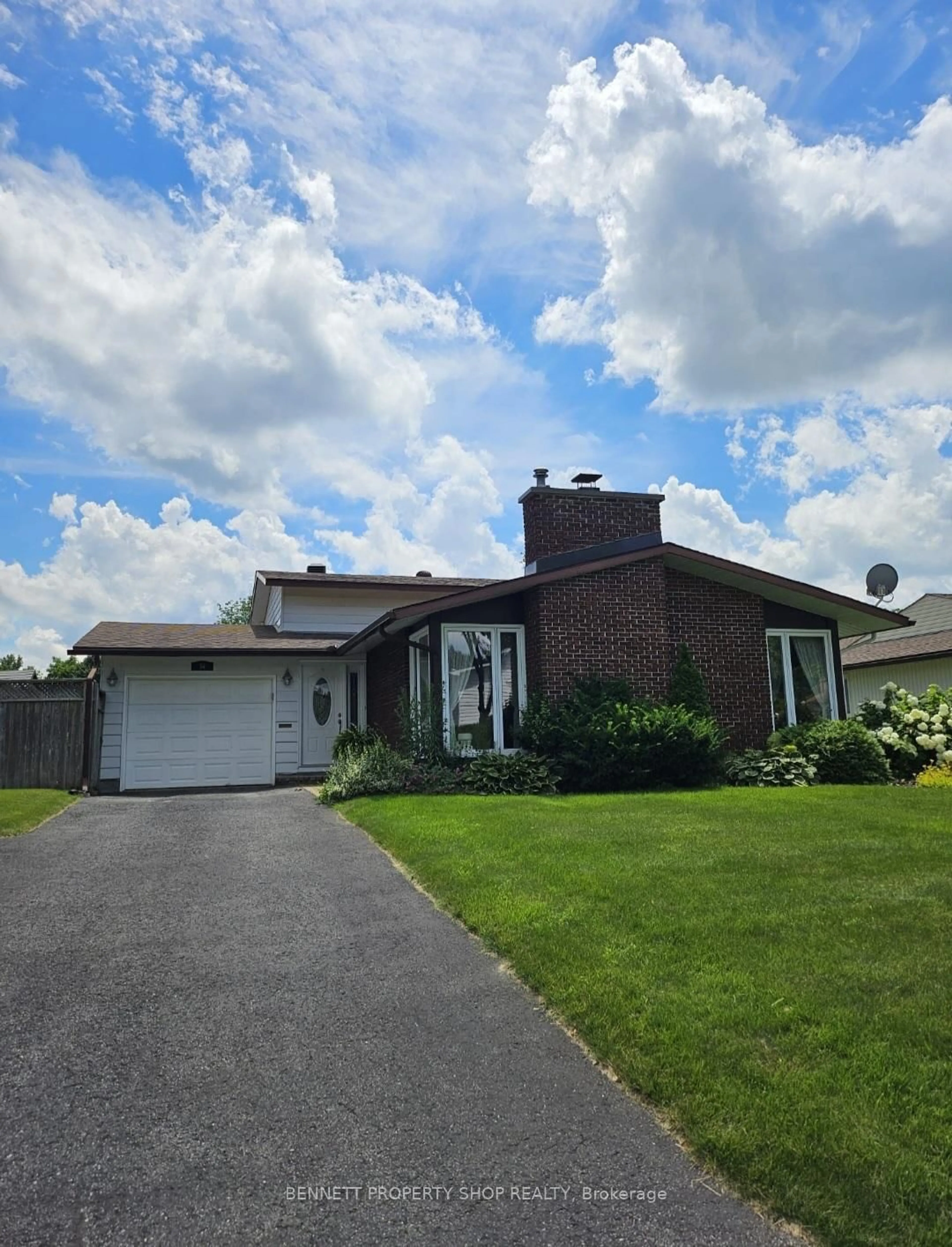Home with brick exterior material, street for 56 Ashgrove Cres, Ottawa Ontario K2G 0S6