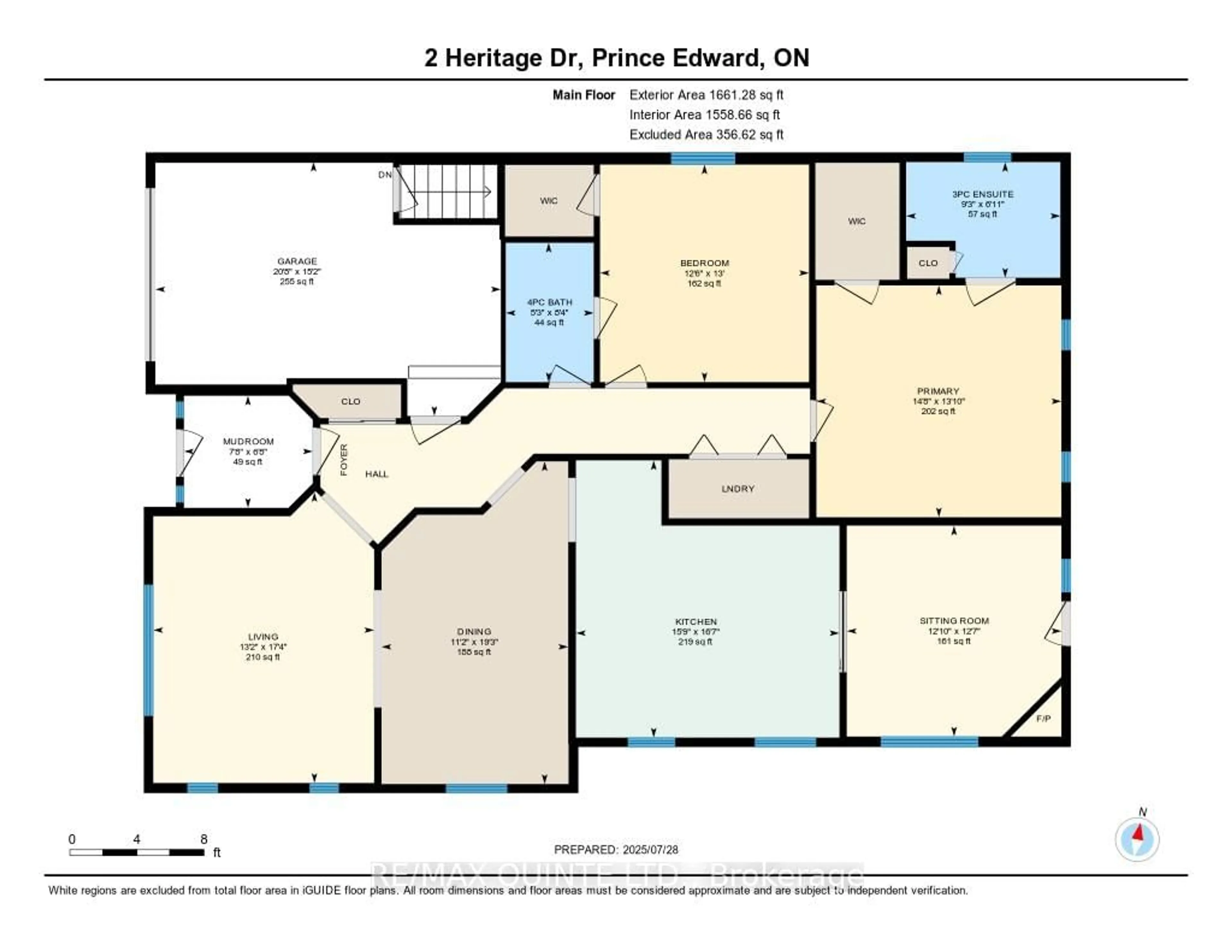 Floor plan for 2 Heritage Dr, Prince Edward County Ontario K0K 3L0