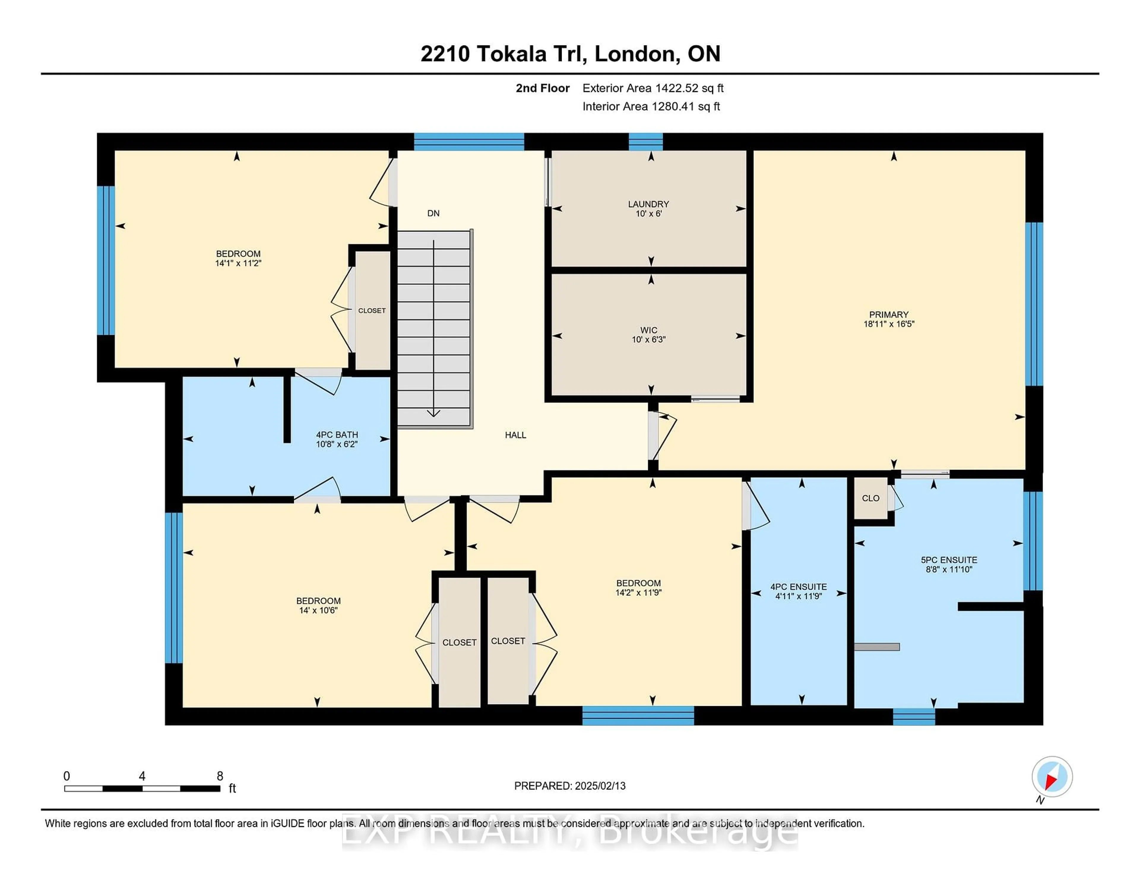 Floor plan for 2210 Tokala Tr, London North Ontario N6G 0V8