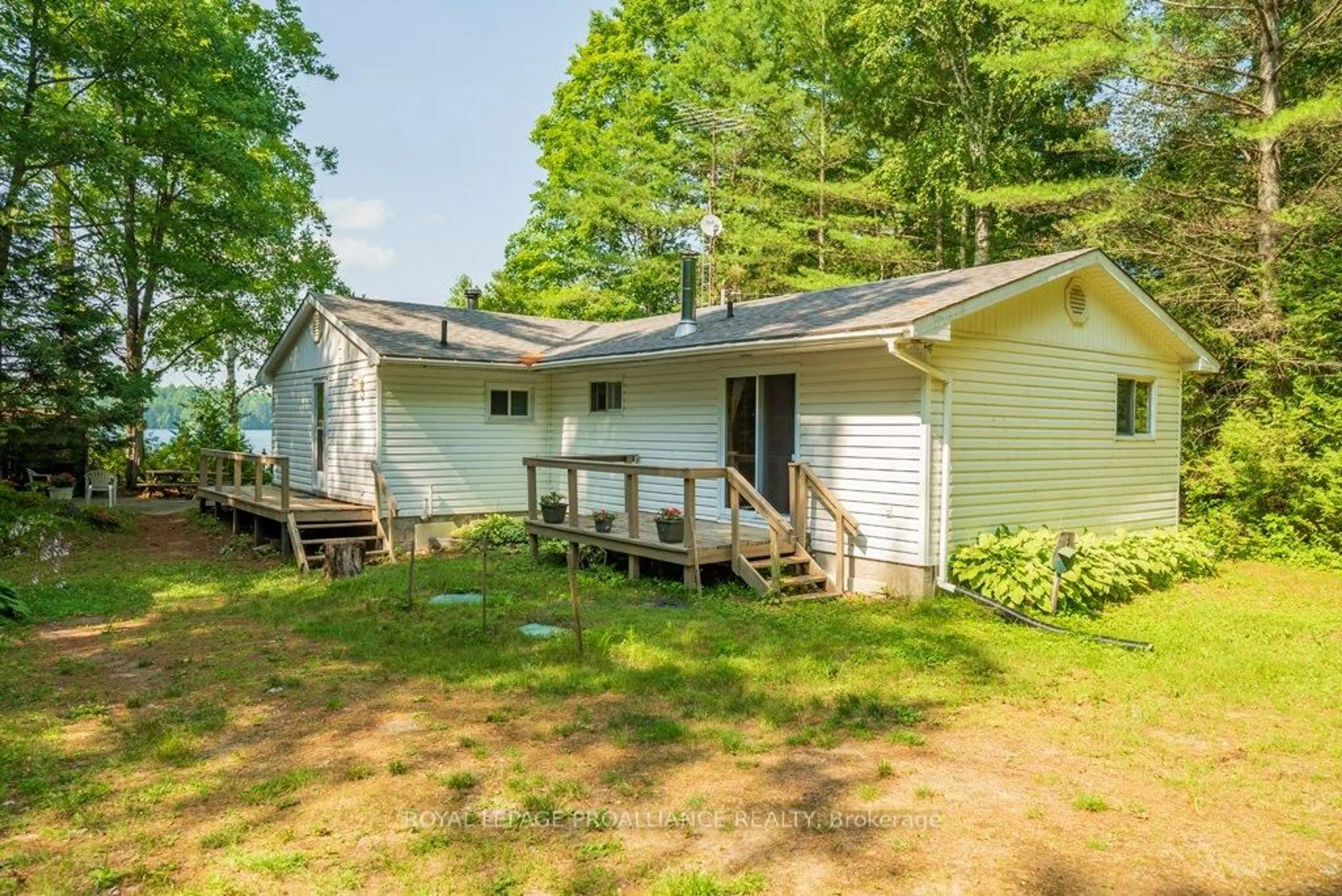 Patio, water/lake/river/ocean view for 1133B North Star Lane, Cloyne Ontario K0H 1K0