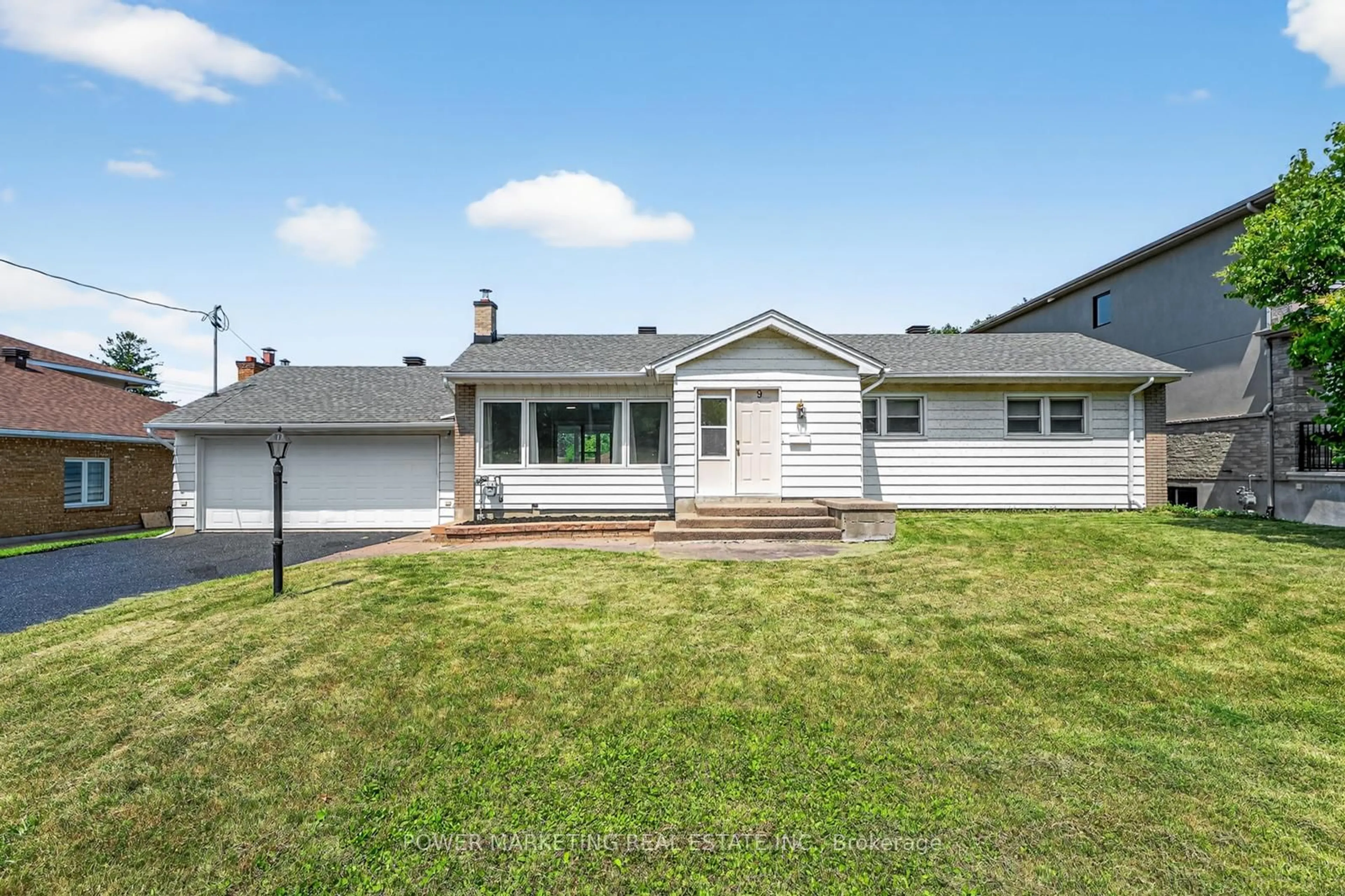 Home with vinyl exterior material, street for 9 Epworth Ave, Ottawa Ontario K2G 2L4