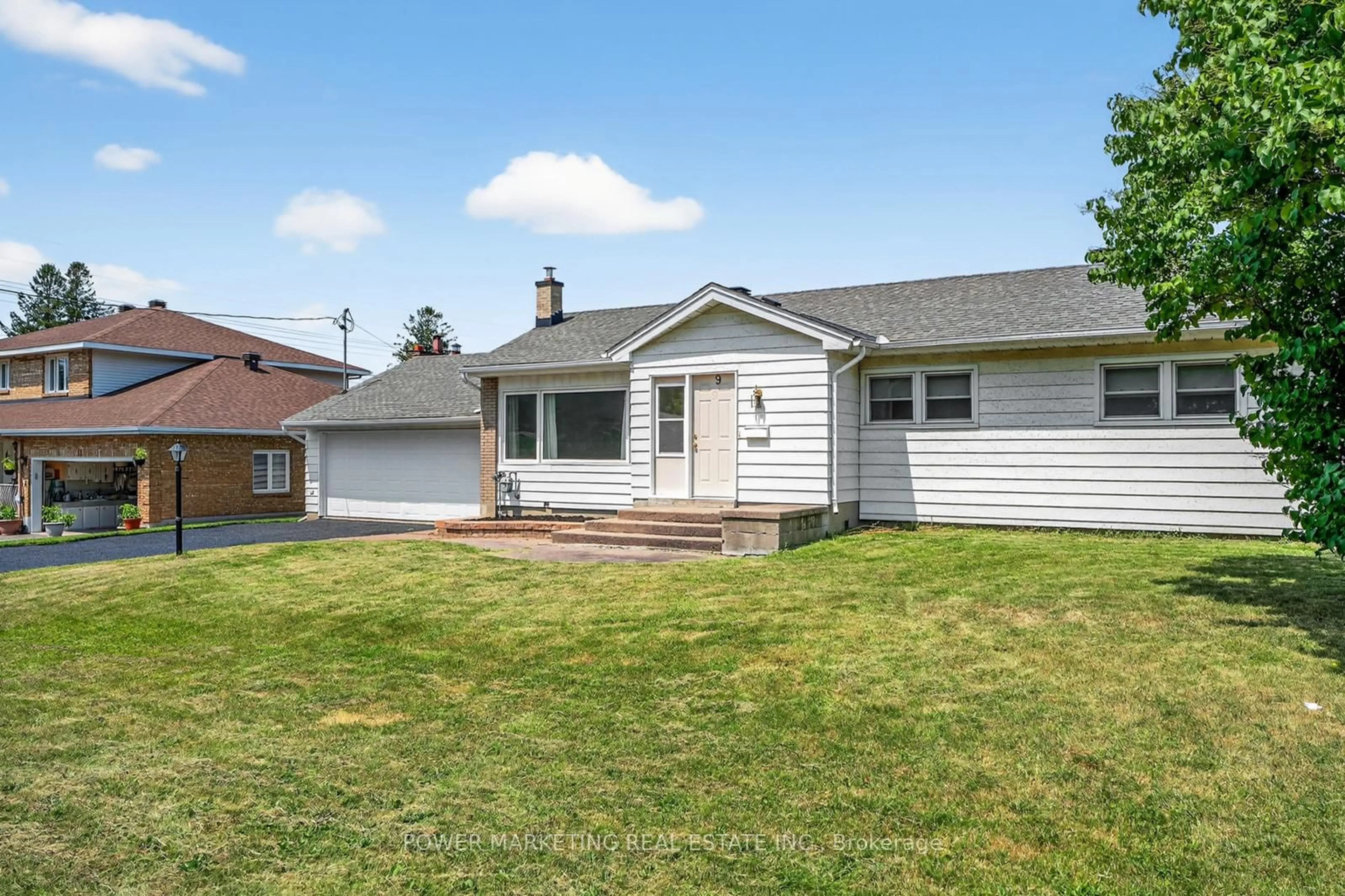 Home with vinyl exterior material, street for 9 Epworth Ave, Ottawa Ontario K2G 2L4