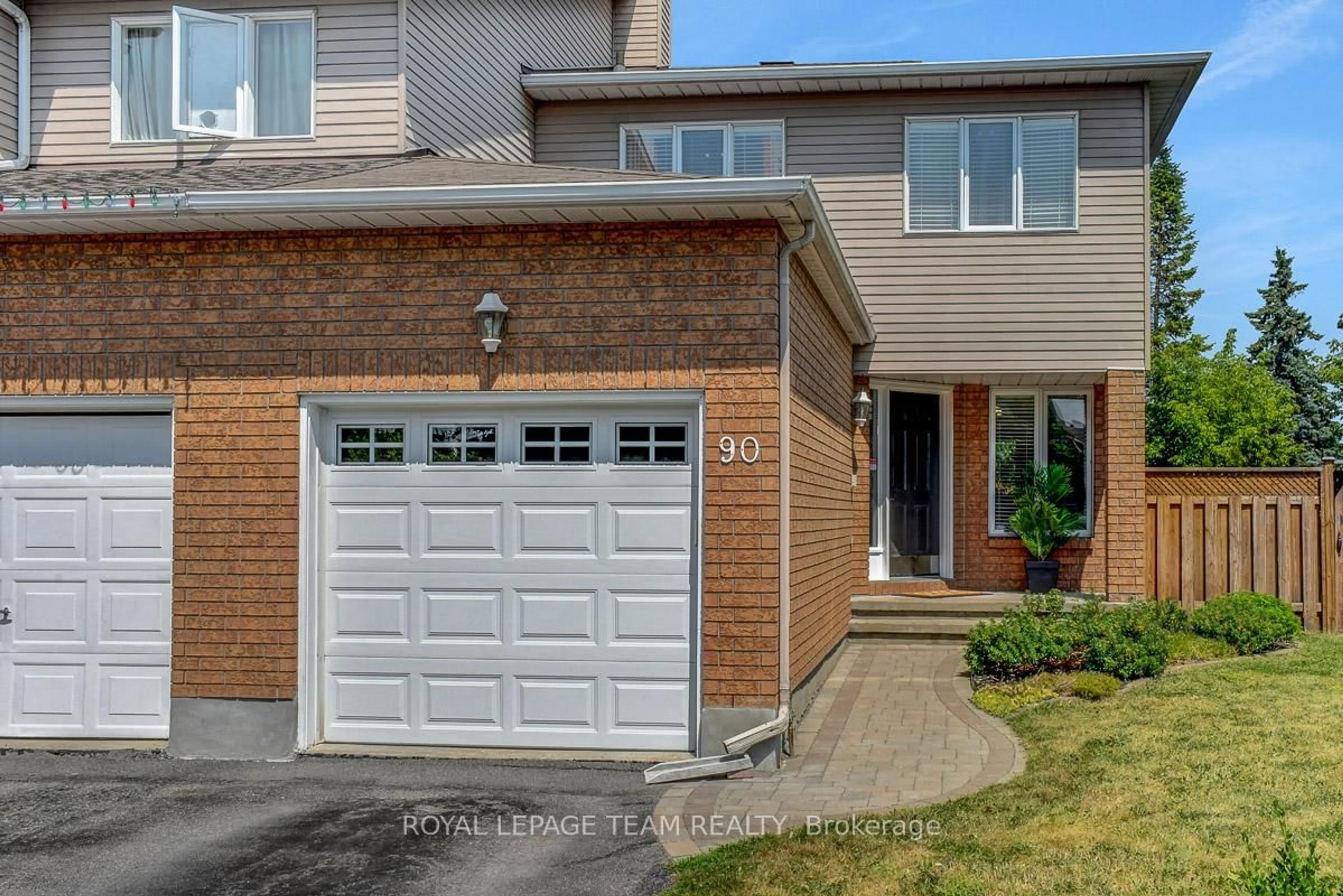 Home with brick exterior material, street for 90 Scarlet Crt, Ottawa Ontario K1T 3R6