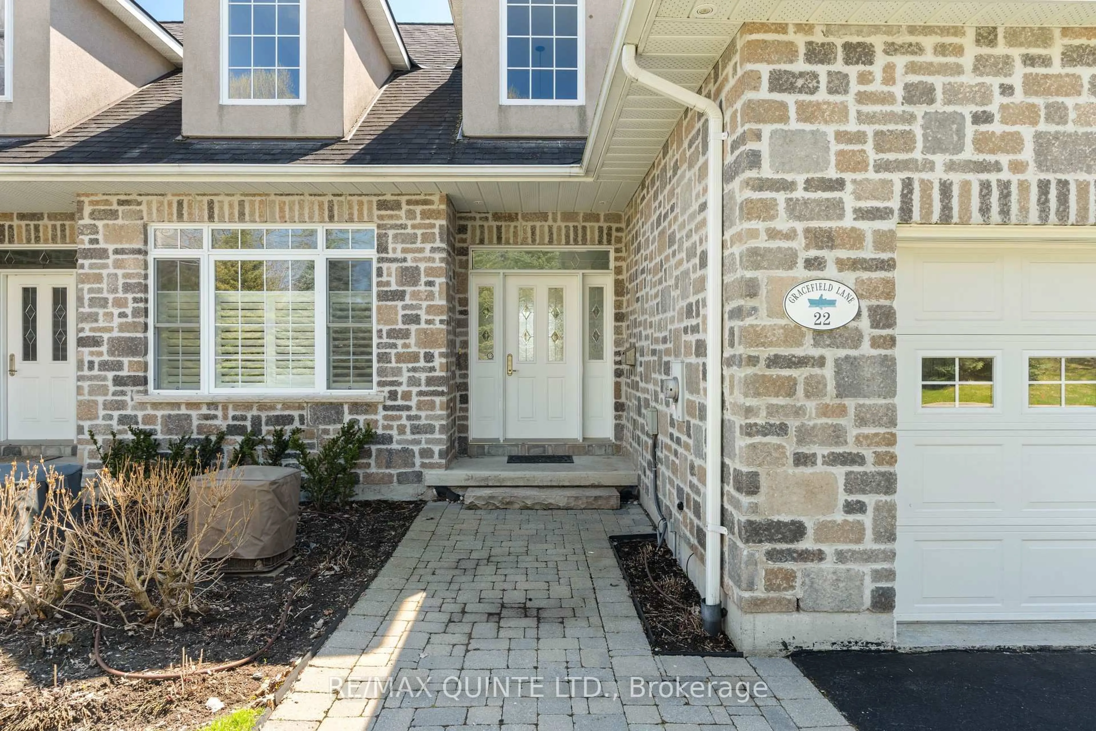 Home with brick exterior material, street for 22 GRACEFIELD Lane, Belleville Ontario K8P 5N6