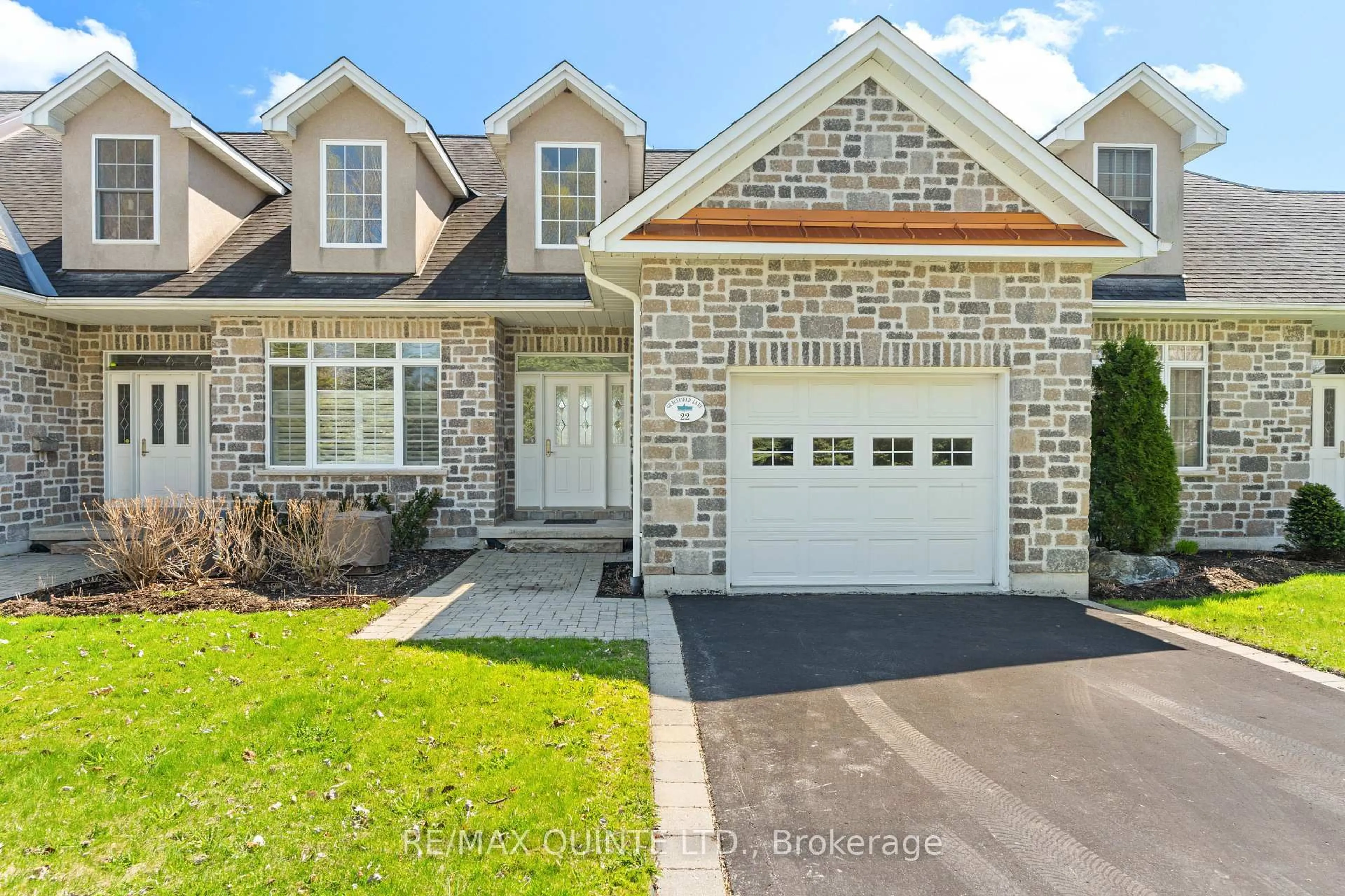Home with brick exterior material, street for 22 GRACEFIELD Lane, Belleville Ontario K8P 5N6