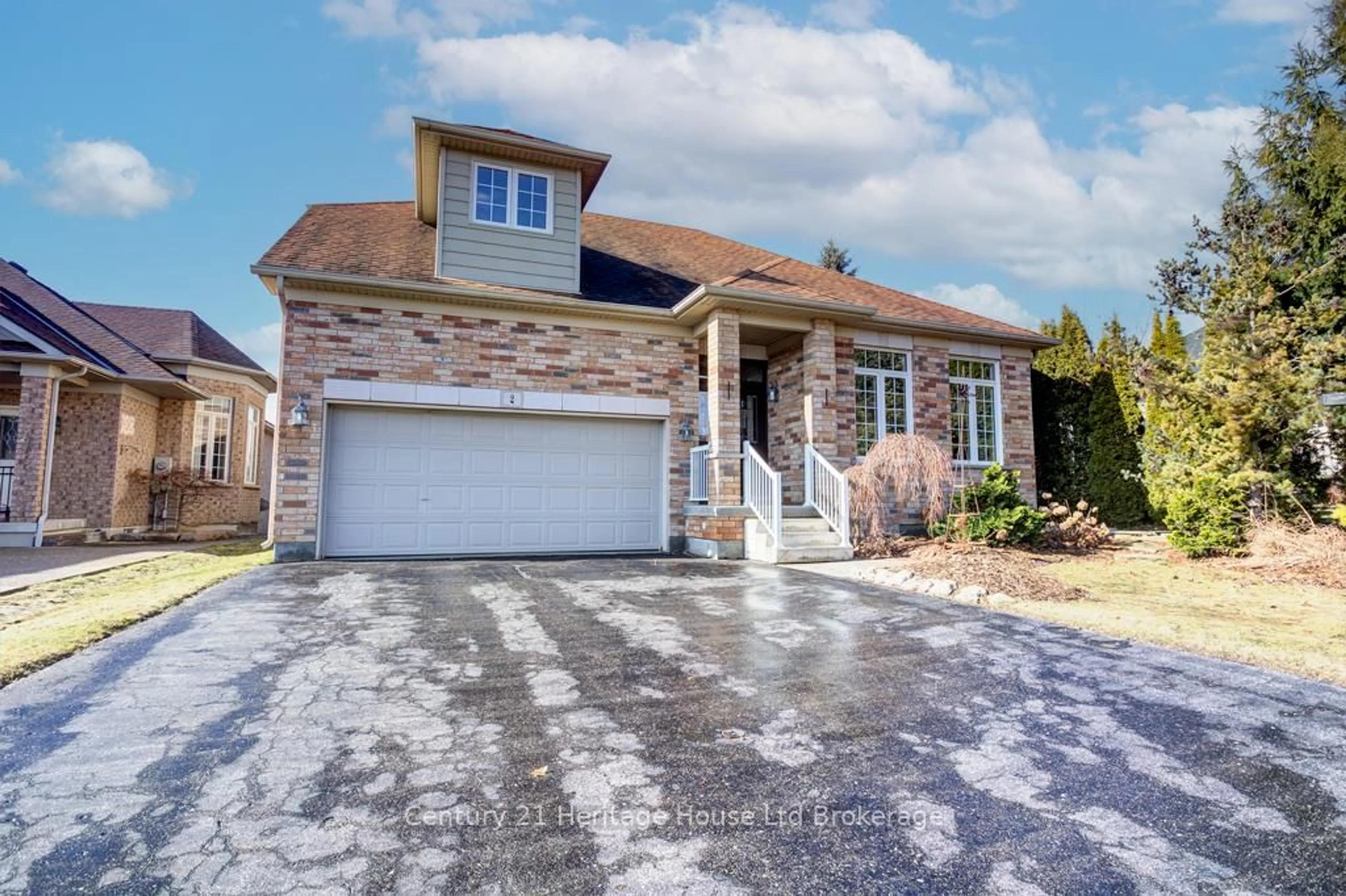 Home with brick exterior material, street for 2 Green Gable Pl, Woodstock Ontario N4T 1W6