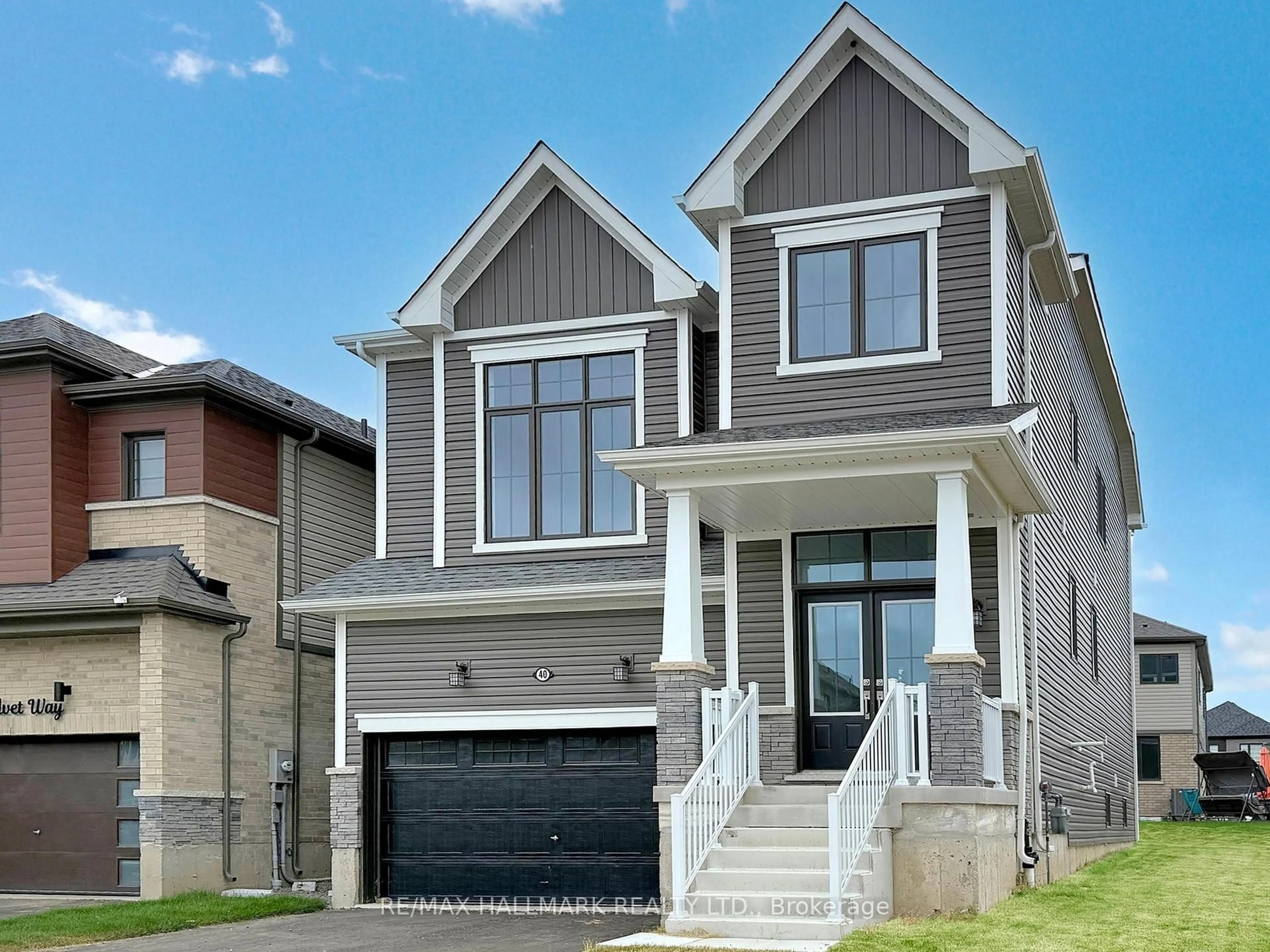 Home with brick exterior material, street for 40 Velvet Way, Thorold Ontario L2V 0P3