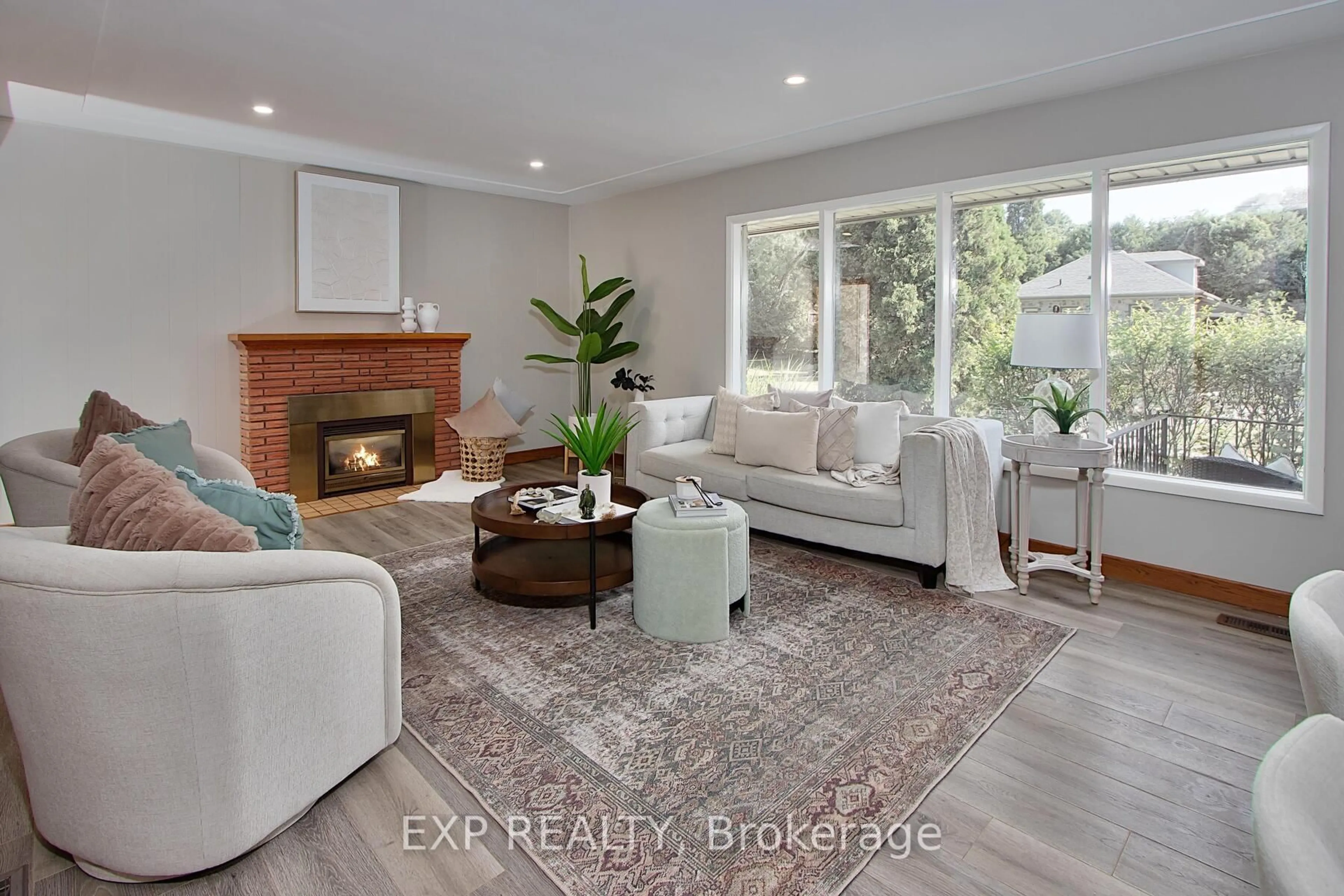 Living room with furniture, unknown for 73 & 77 Maud St, Ingersoll Ontario N5C 1E7
