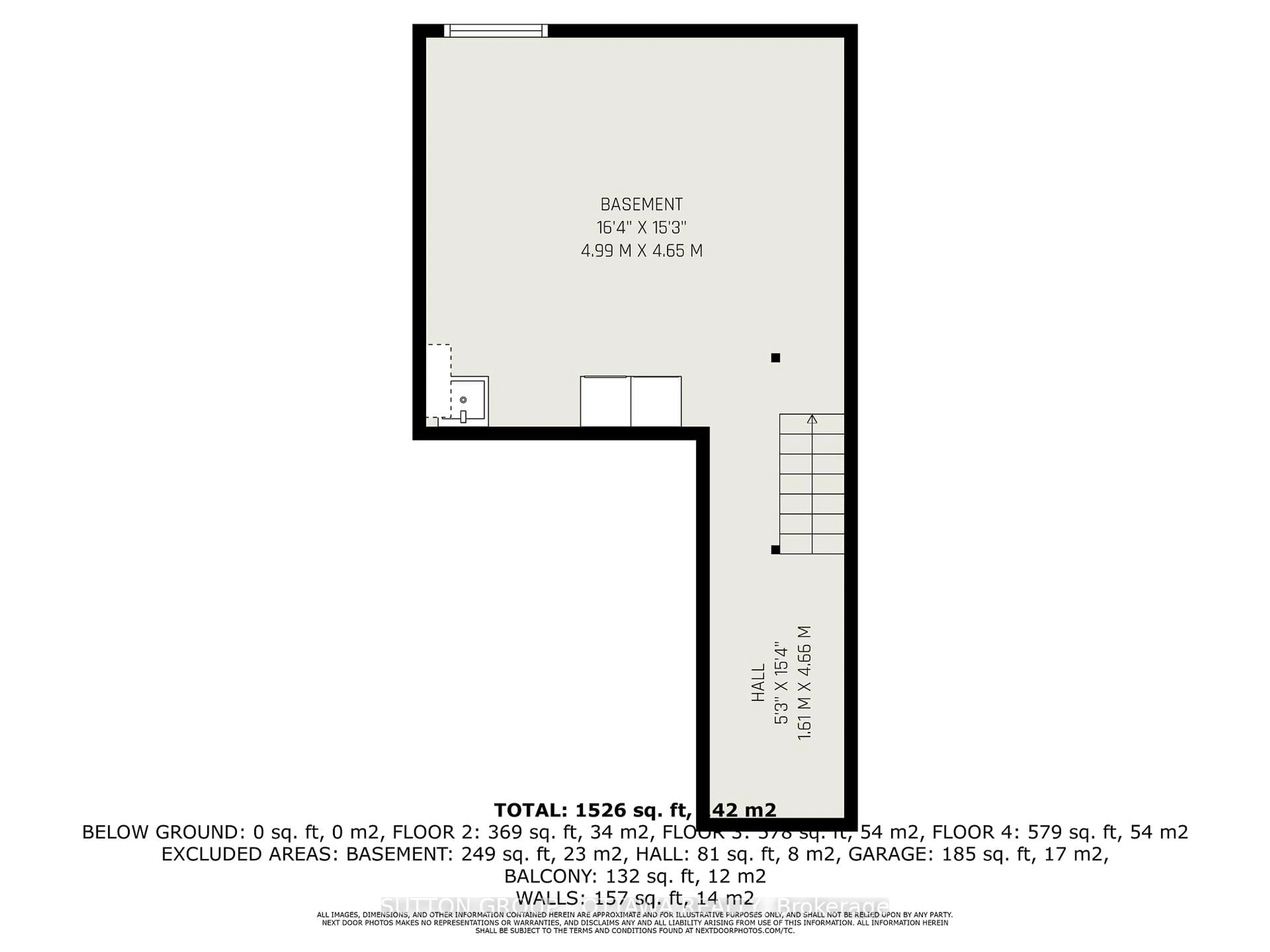 Floor plan for 13 Drayton Private, Ottawa Ontario K1K 4R1