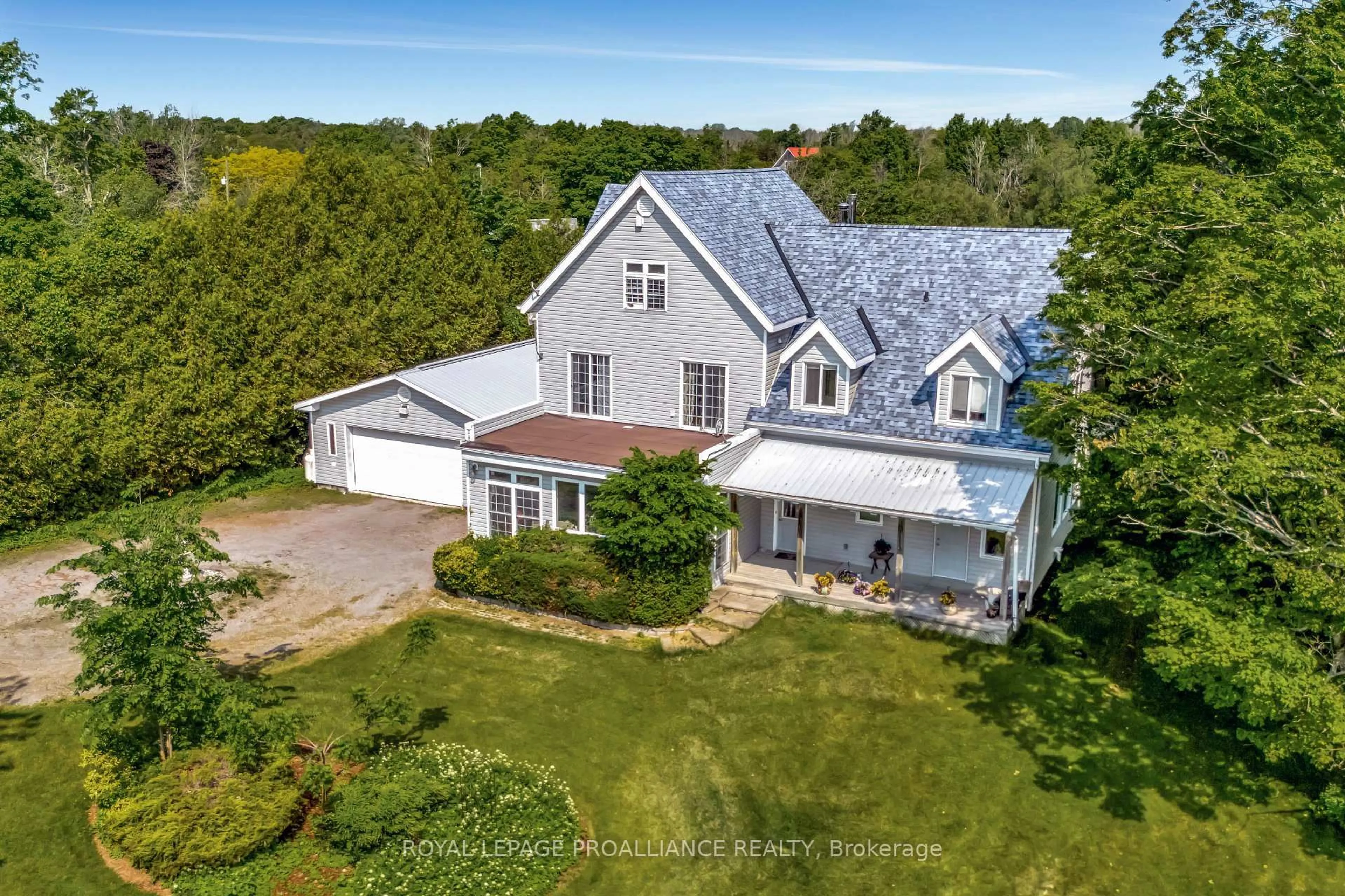 A pic from outside/outdoor area/front of a property/back of a property/a pic from drone, unknown for 2925 County Road 10, Prince Edward County Ontario K0K 2P0