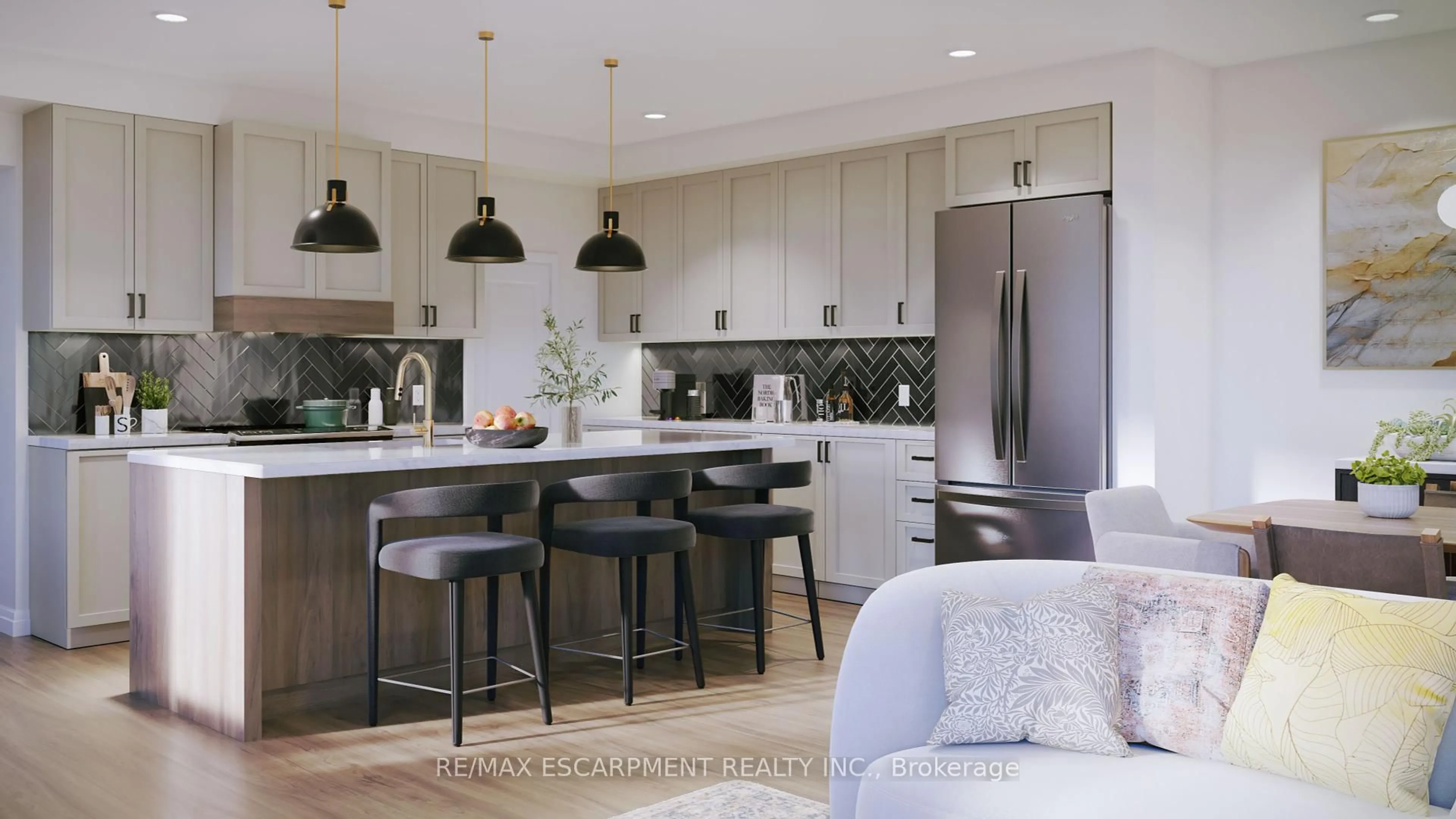 Open concept kitchen, unknown for 118 Valley Trail Pl, Hamilton Ontario L0R 2H1