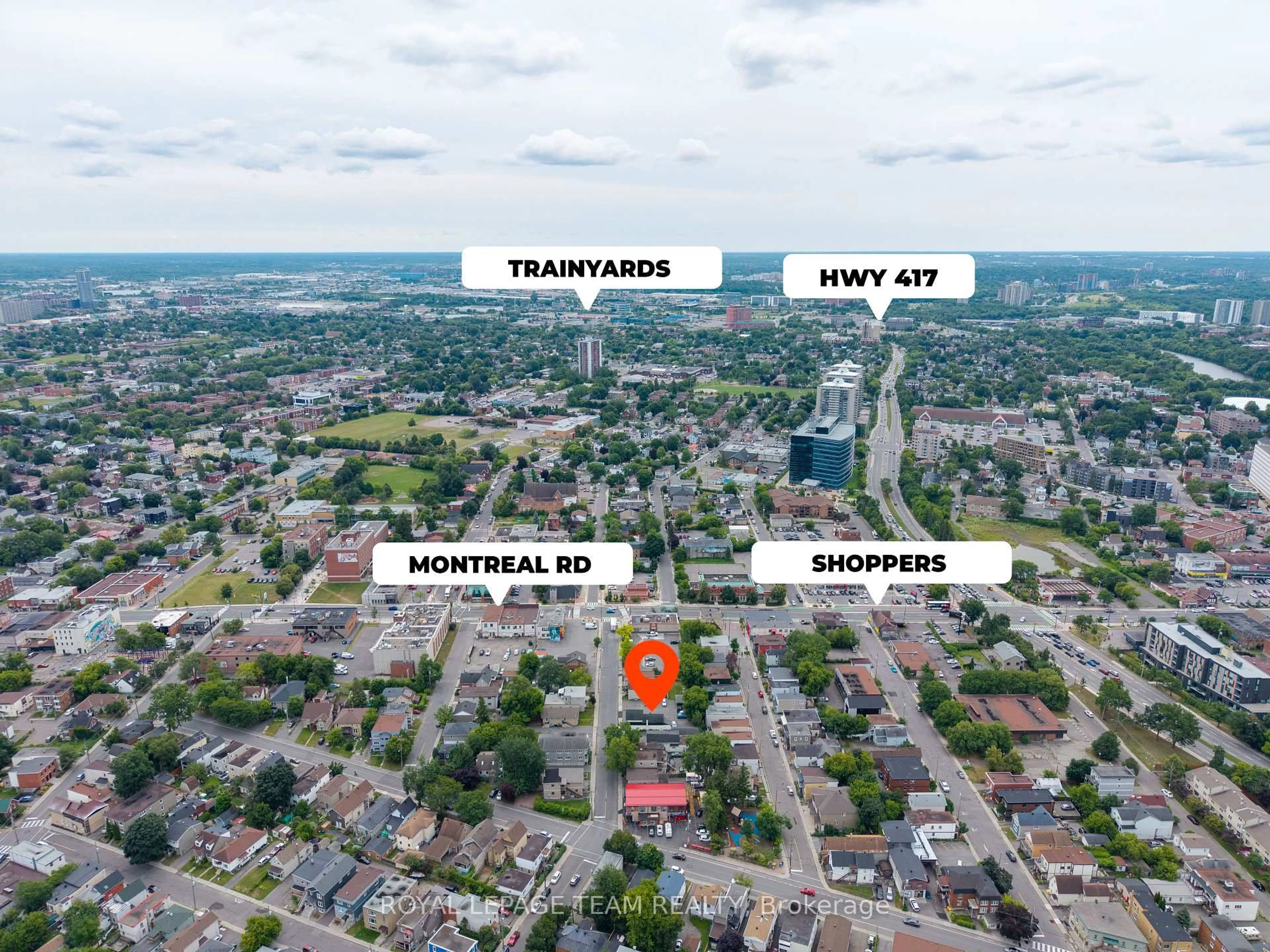 A pic from outside/outdoor area/front of a property/back of a property/a pic from drone, street for 244 Hannah St, Ottawa Ontario K1L 7N2