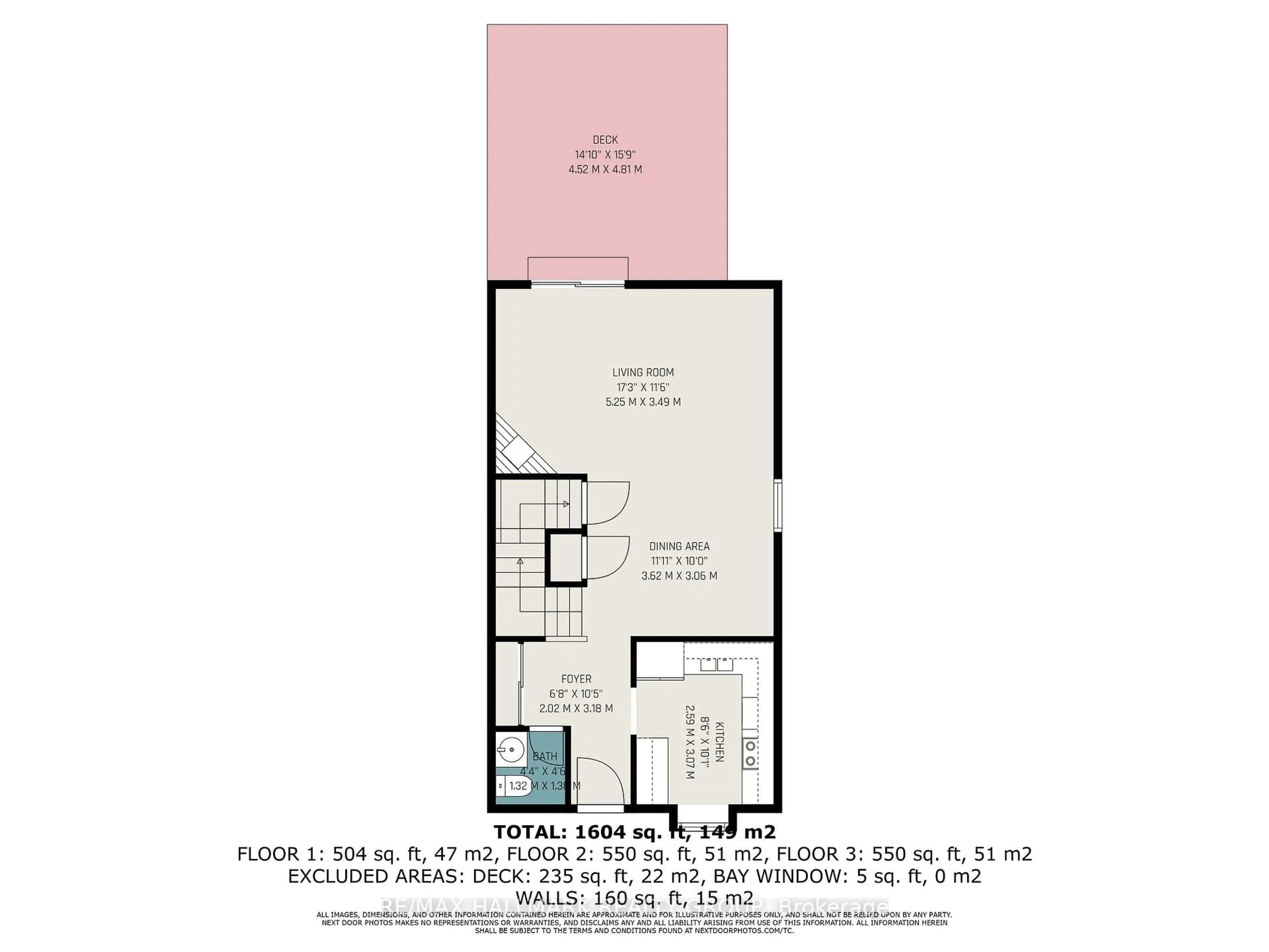 Floor plan for 1641 Saxony Cres, Ottawa Ontario K1B 5K8