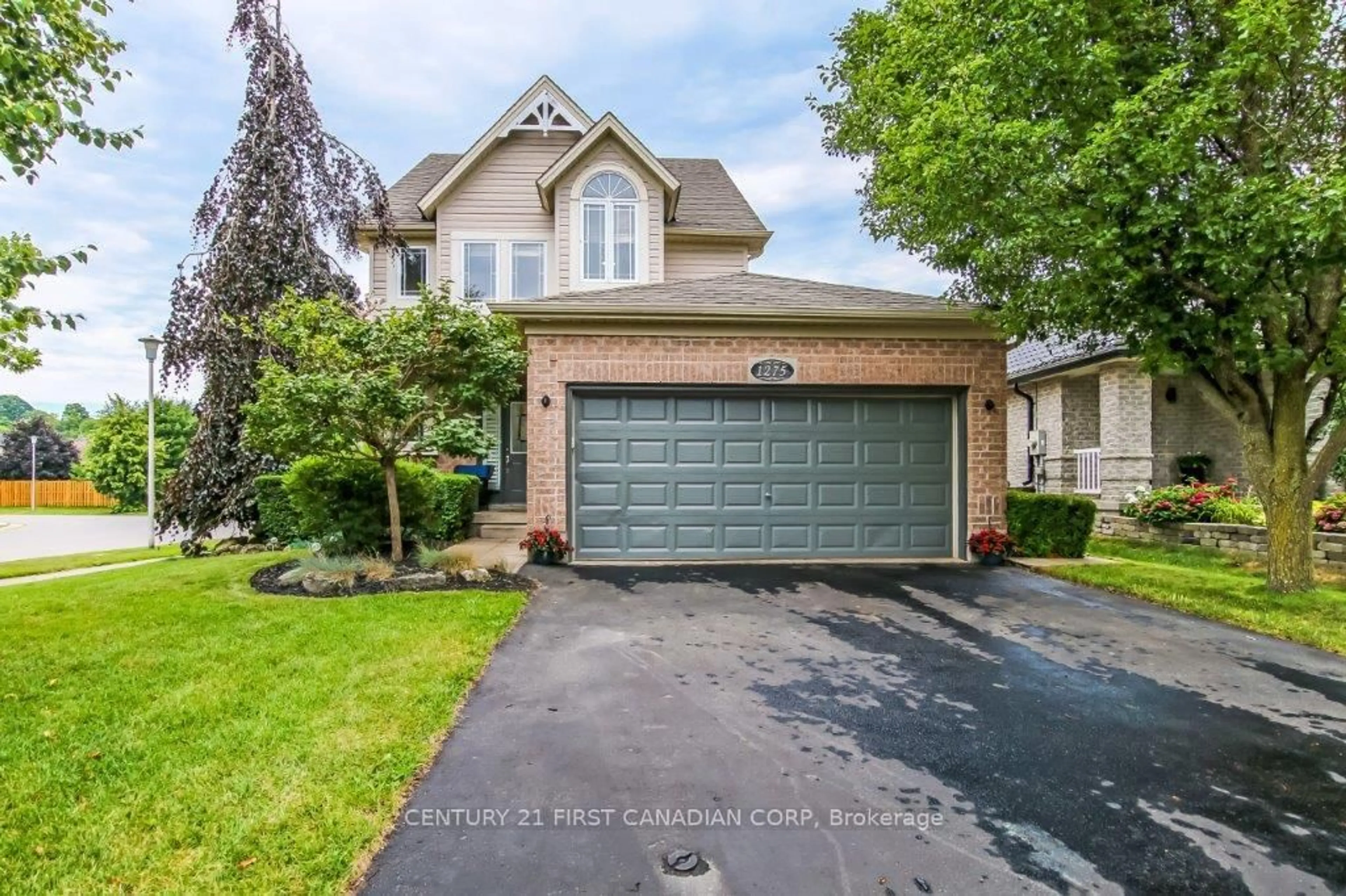 Home with brick exterior material, street for 1275 Crosscreek Cres, London East Ontario N5Y 6H6