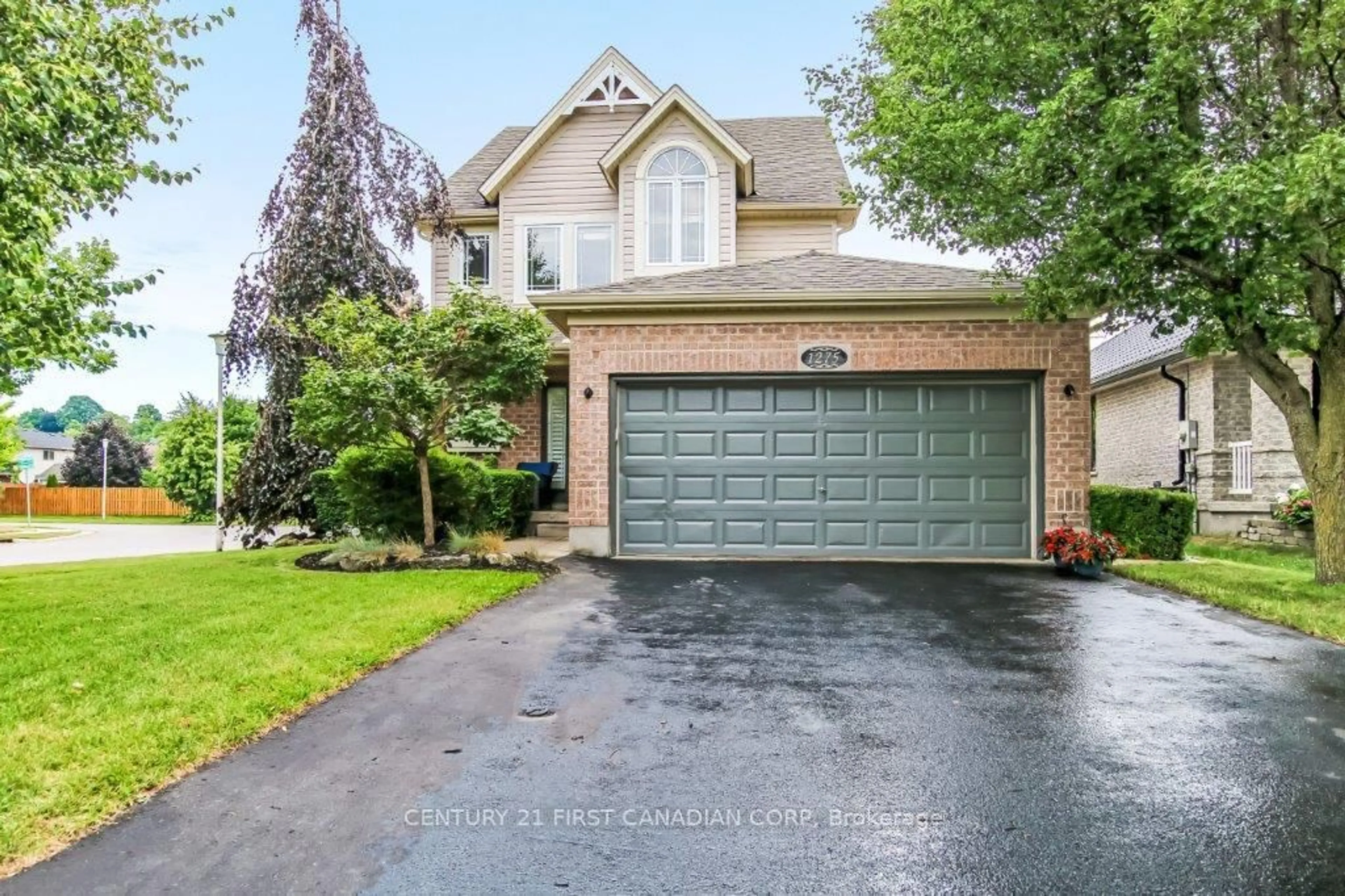 Home with brick exterior material, street for 1275 Crosscreek Cres, London East Ontario N5Y 6H6