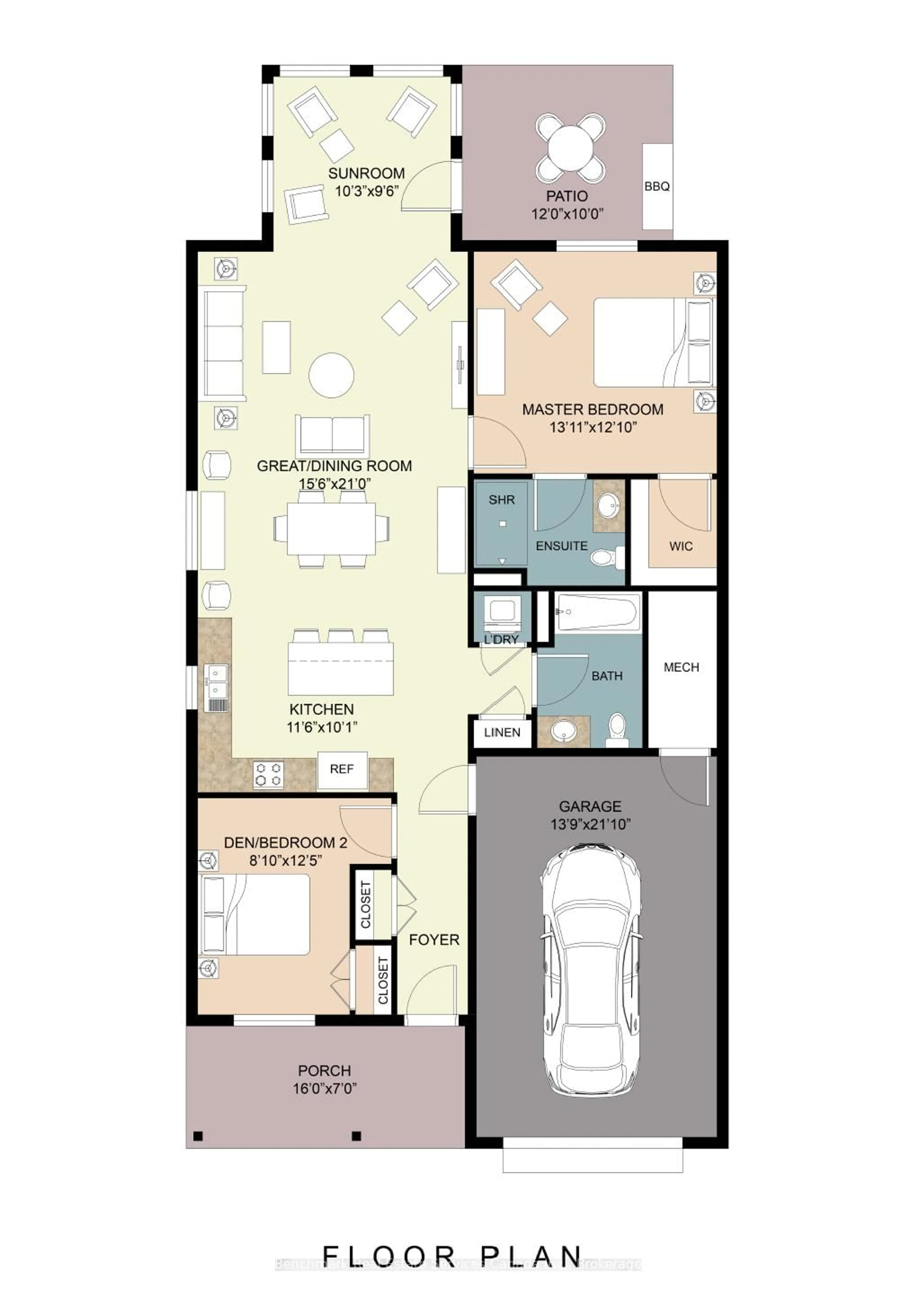 Floor plan for 63 Cavalier Cres, Huron-Kinloss Ontario N0G 2R0
