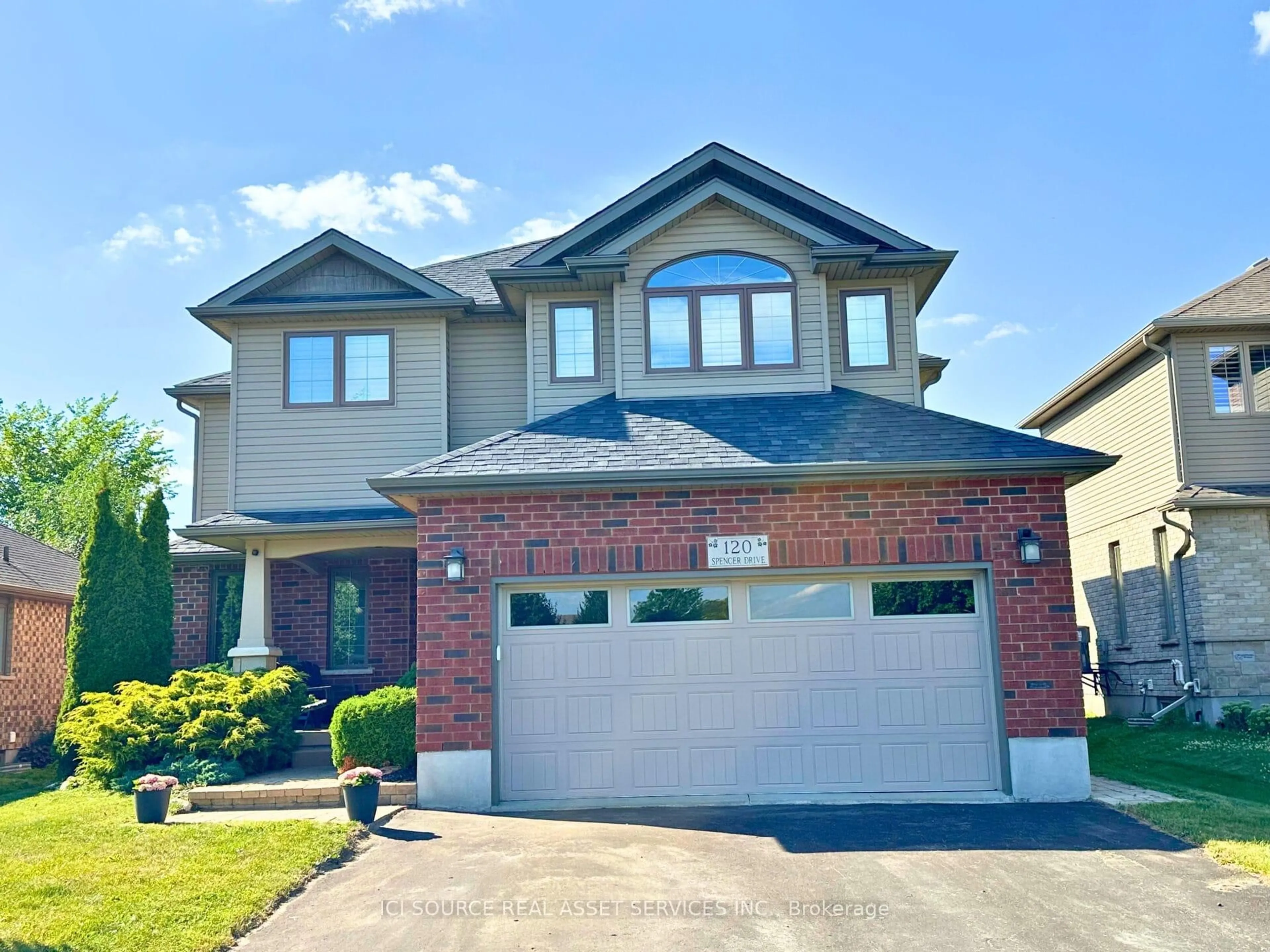 Home with brick exterior material, street for 120 Spencer Dr, Centre Wellington Ontario N0B 1S0