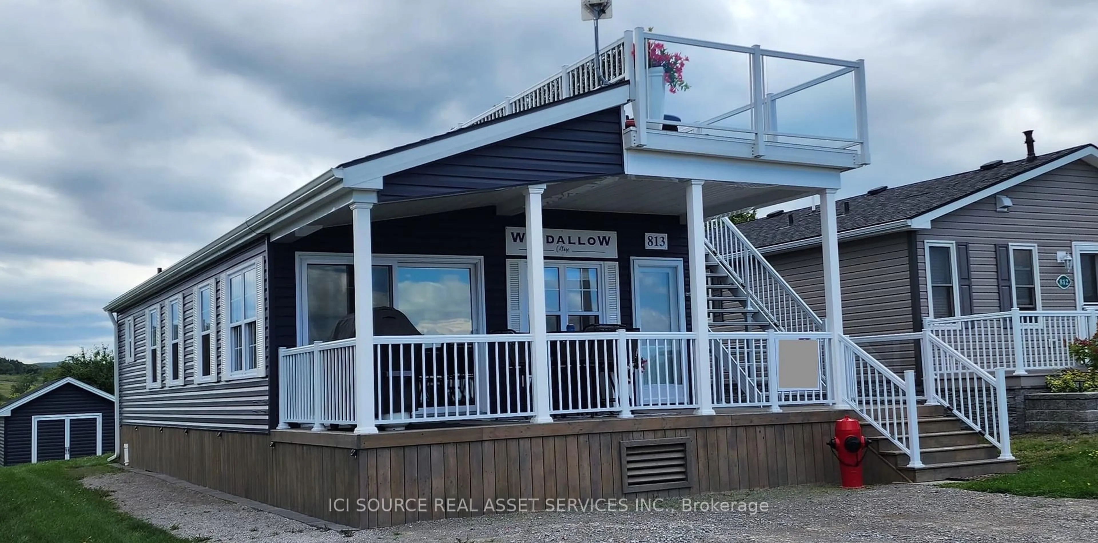 Home with vinyl exterior material, building for 7100 County Rd 18 #813, Alnwick/Haldimand Ontario K0K 2X0