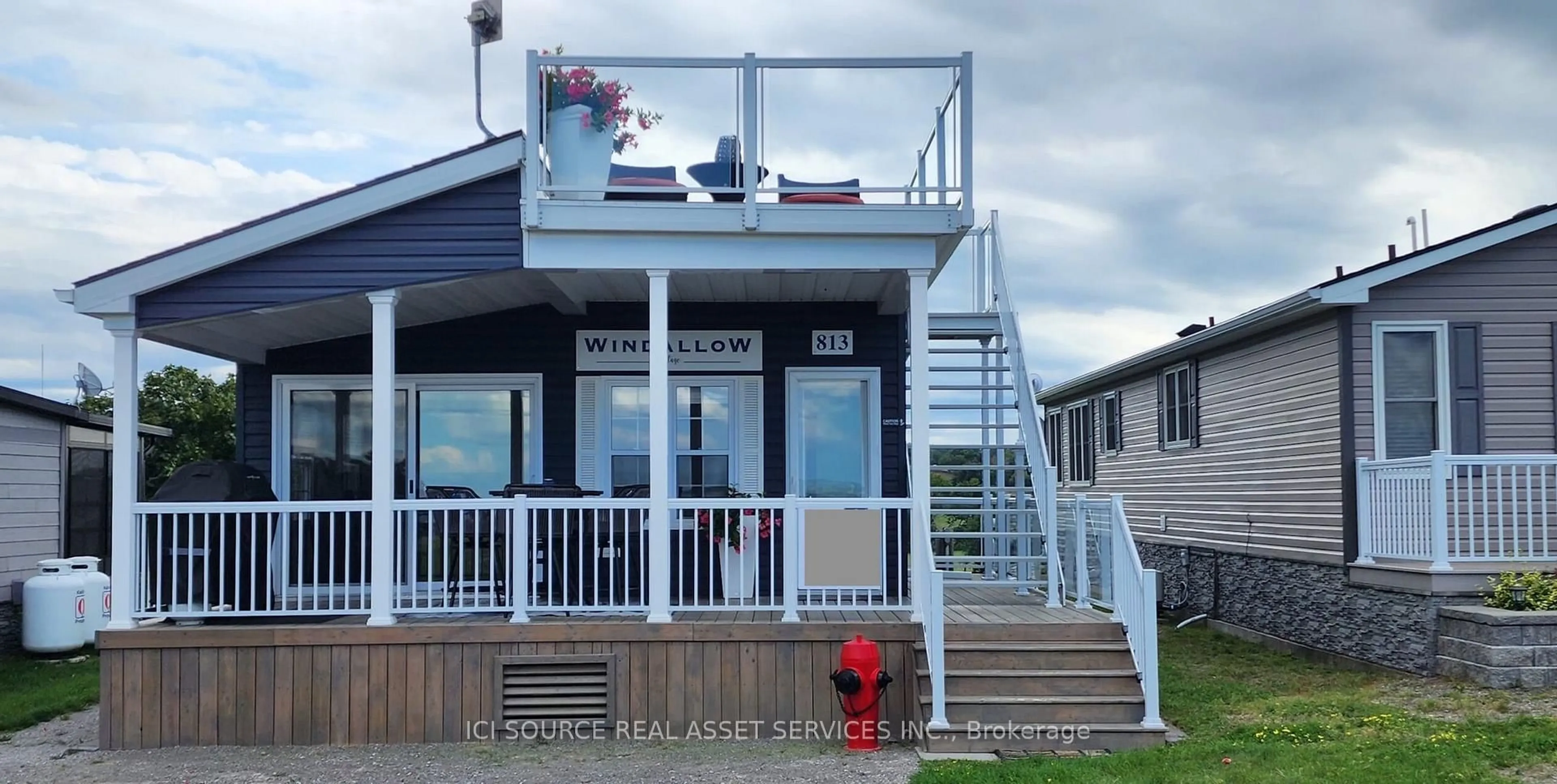 Home with vinyl exterior material, building for 7100 County Rd 18 #813, Alnwick/Haldimand Ontario K0K 2X0