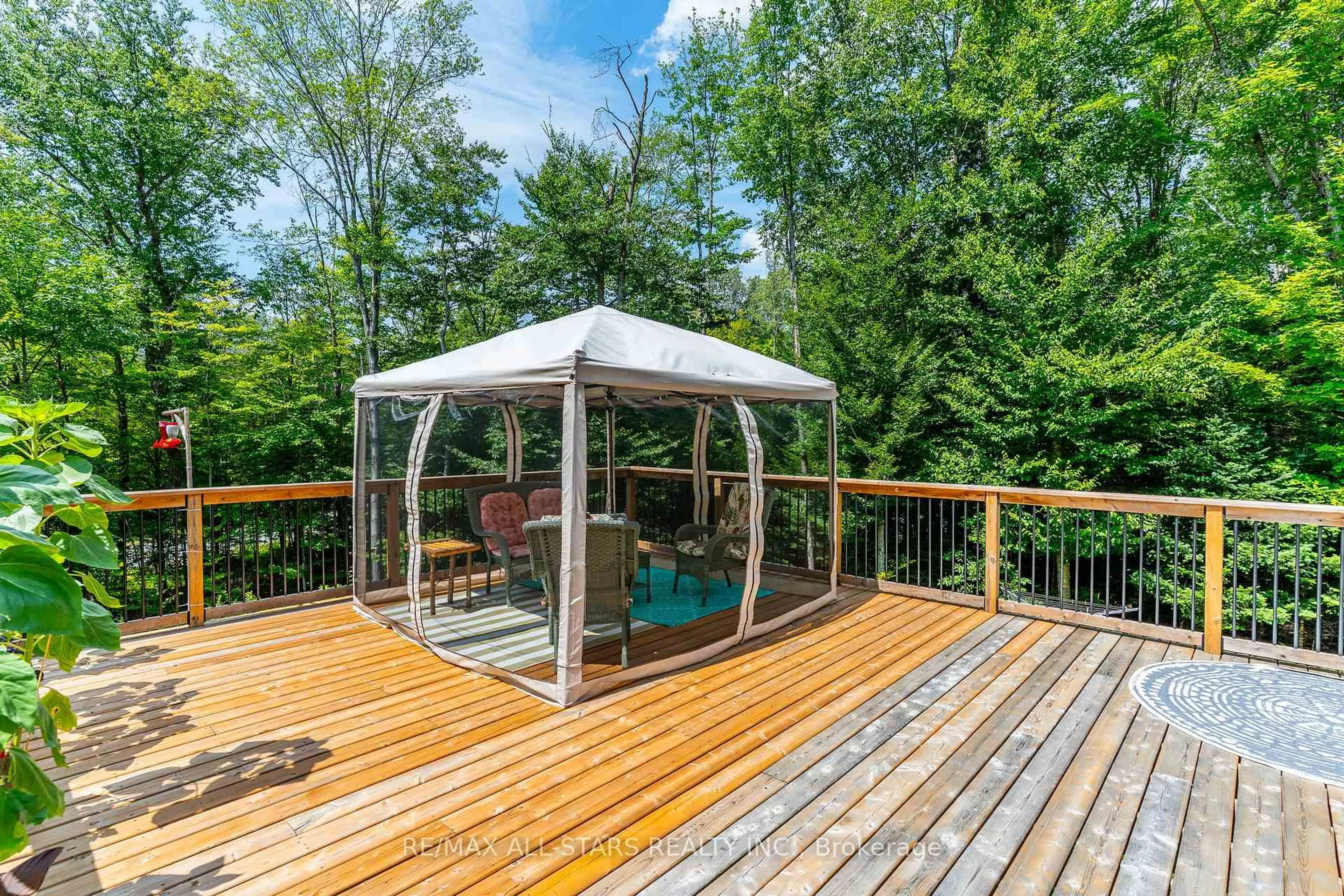 Patio, forest/trees view for 1089 Tattersal Rd, Dysart et al Ontario K0M 1S0