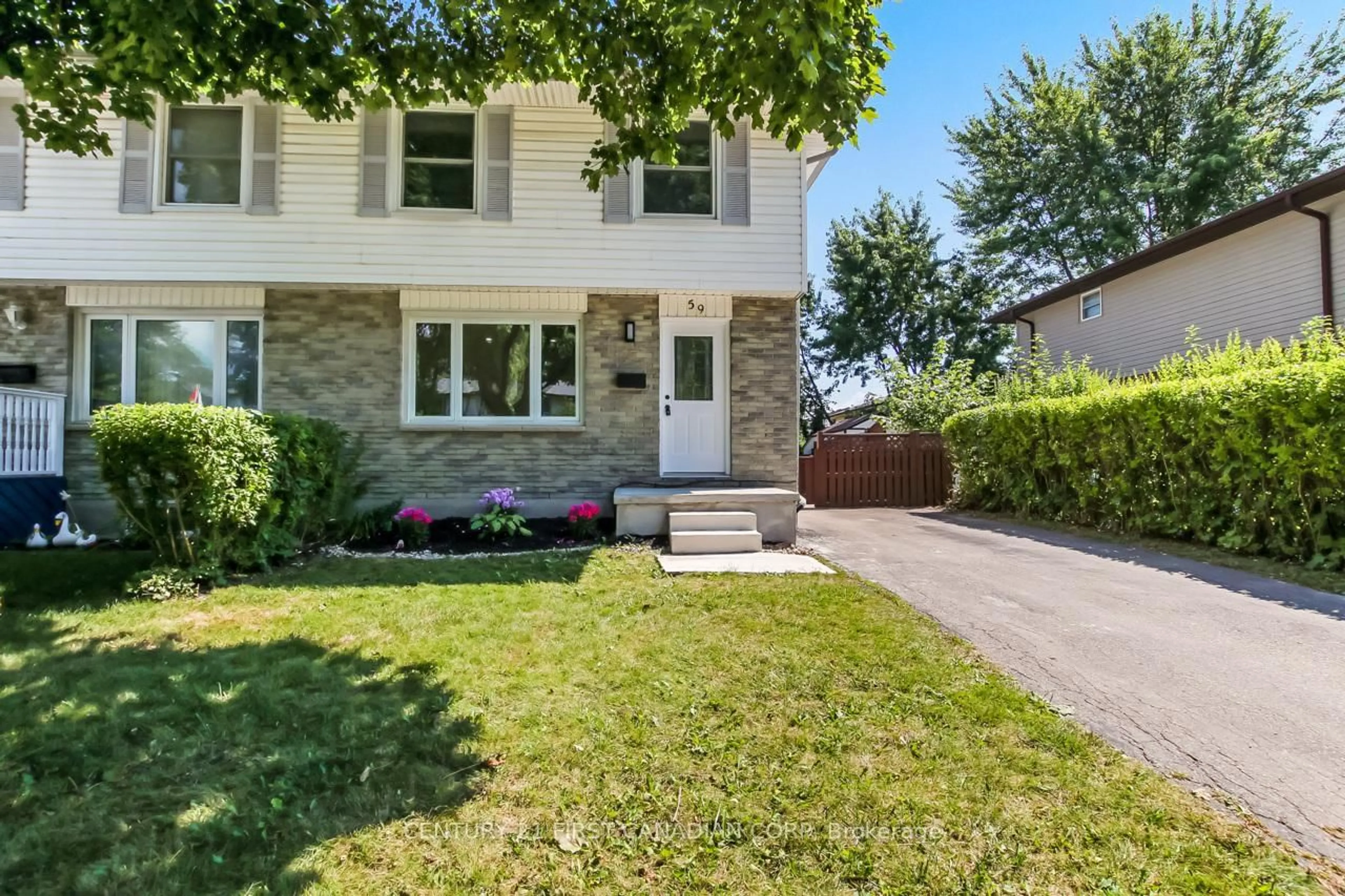 Home with brick exterior material, street for 59 Augusta Cres, London South Ontario N6E 2C9