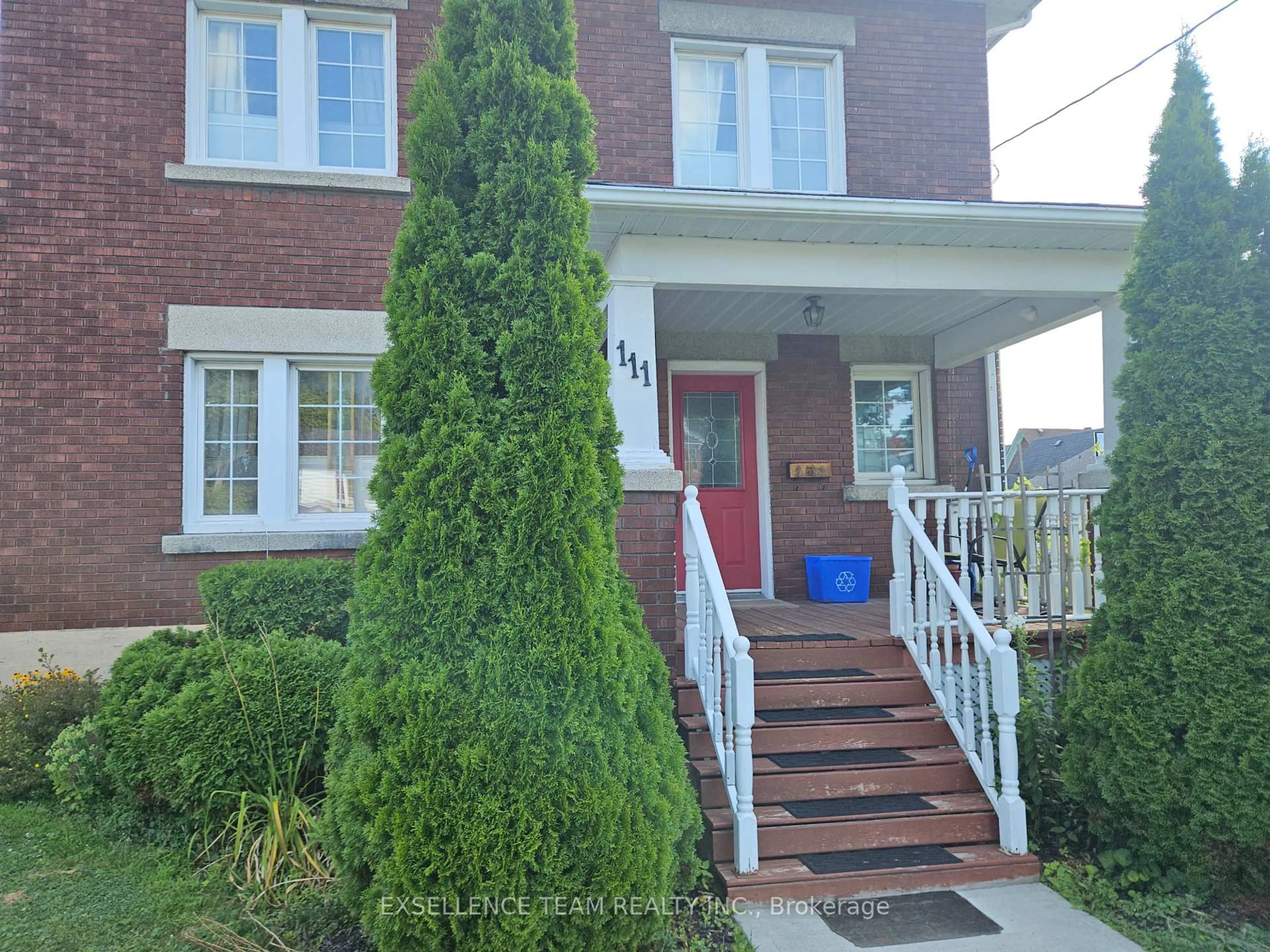 Home with brick exterior material, street for 111 Marlborough St, Cornwall Ontario K6H 4A1