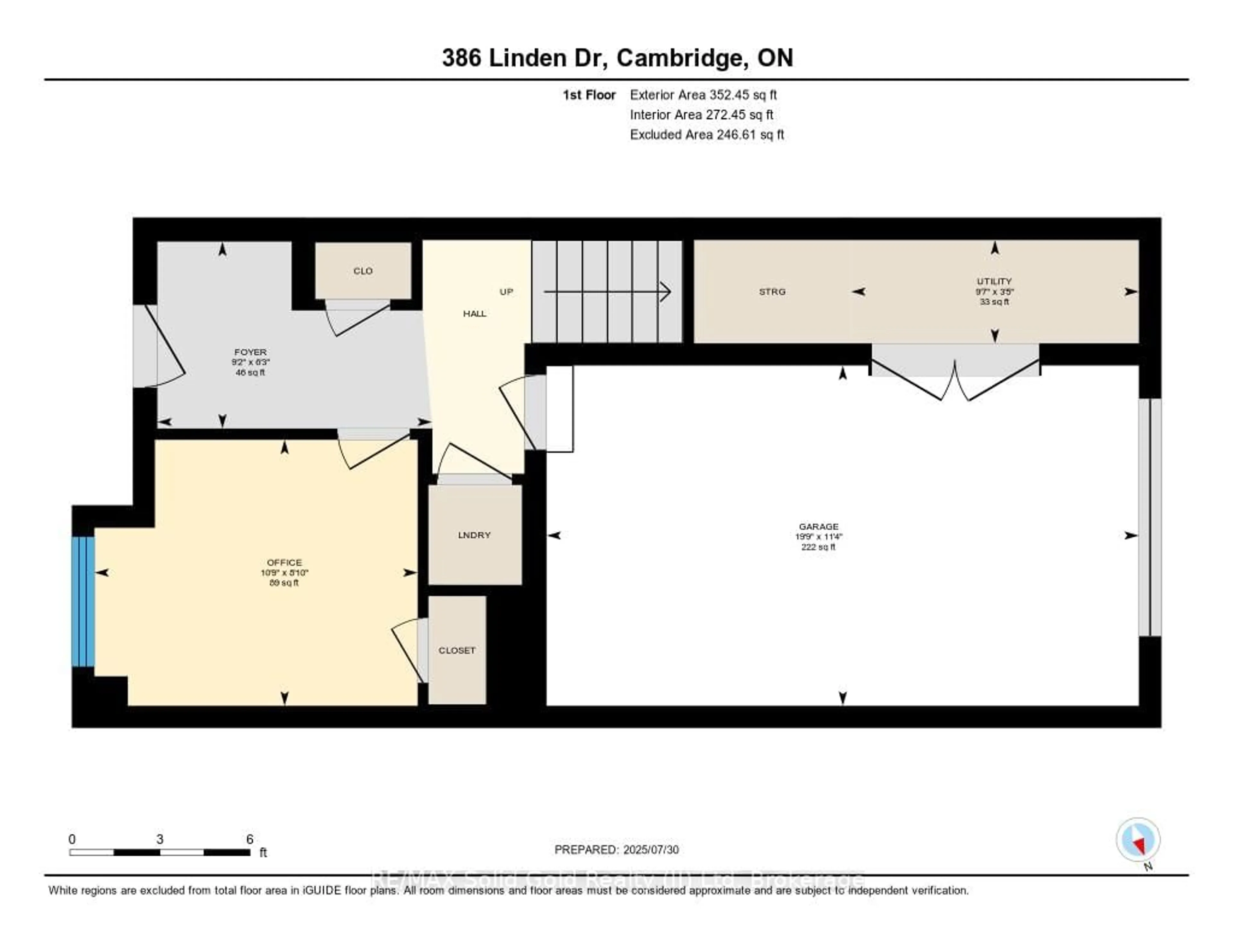 Floor plan for 386 Linden Dr, Cambridge Ontario N3H 0C6