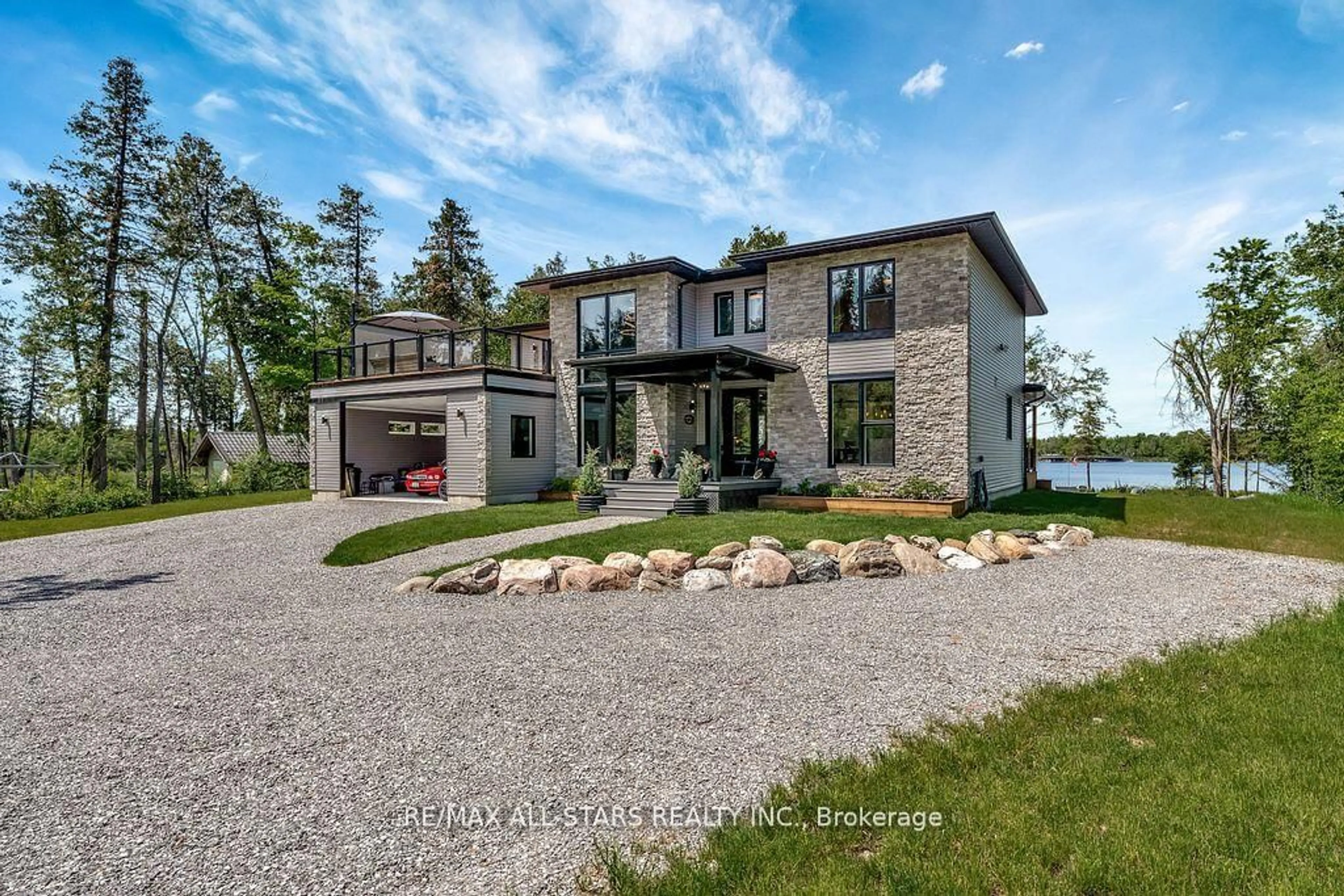 Home with brick exterior material, water/lake/river/ocean view for 15 Berry Lane, Kawartha Lakes Ontario K0M 1A0