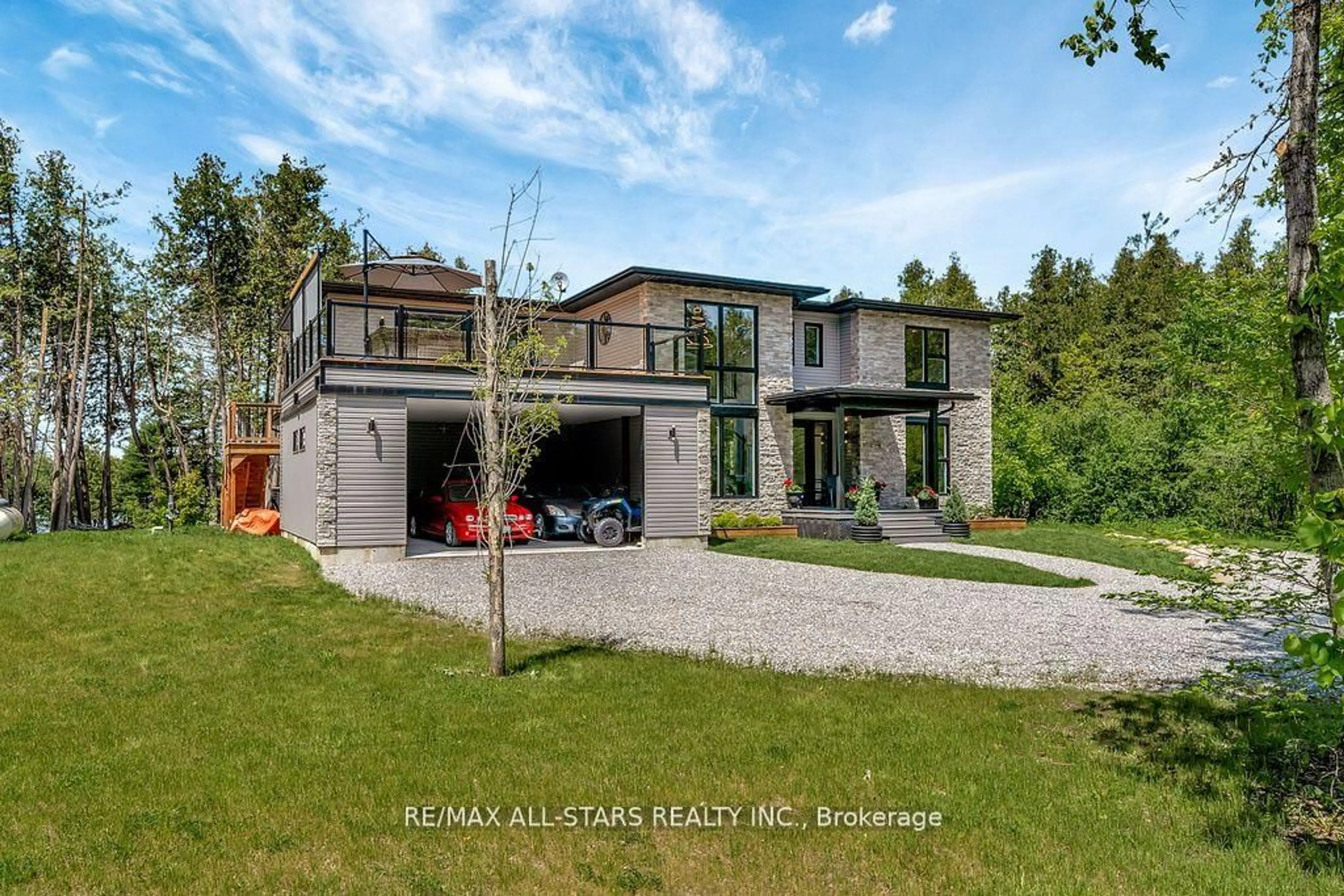 A pic from outside/outdoor area/front of a property/back of a property/a pic from drone, unknown for 15 Berry Lane, Kawartha Lakes Ontario K0M 1A0