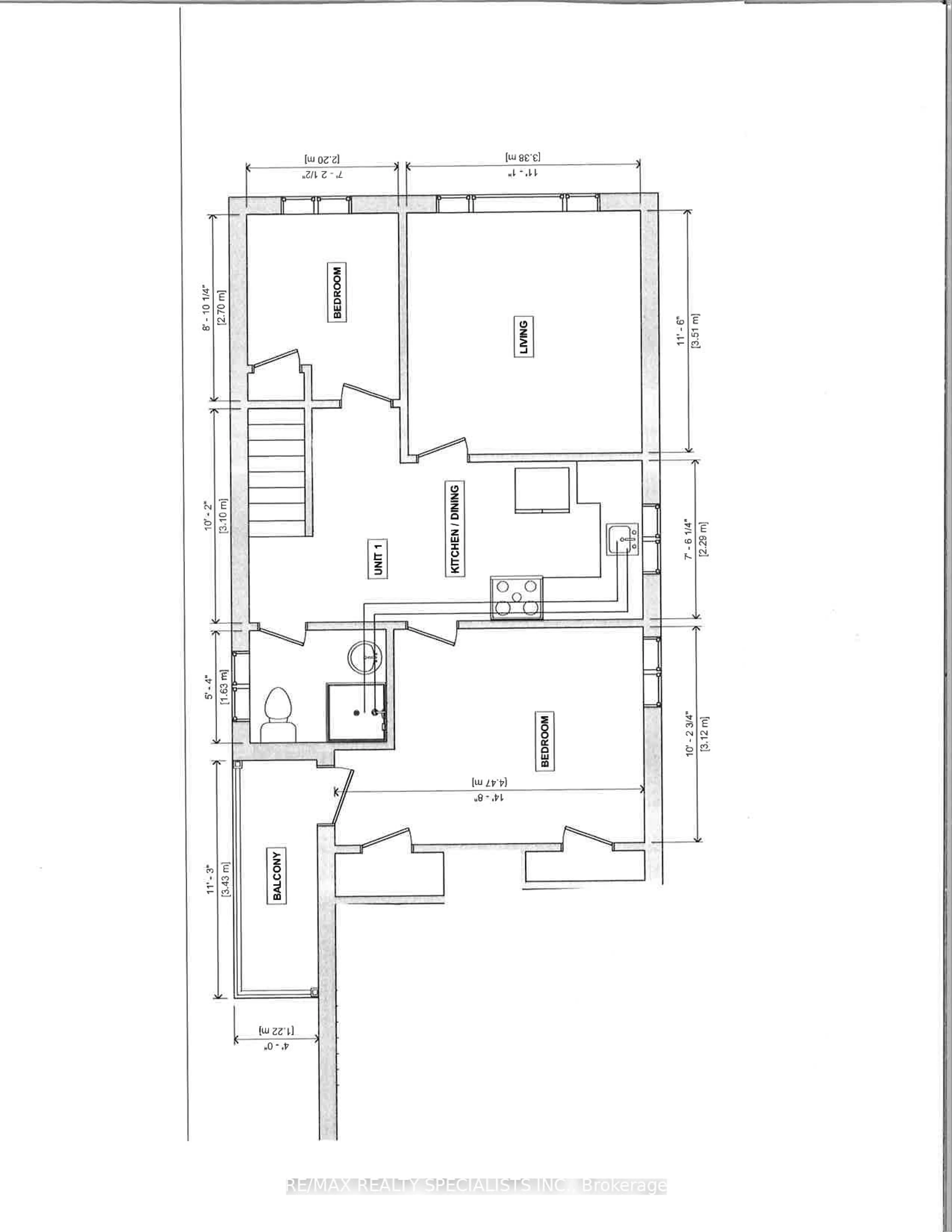 Floor plan for 455 East Main St, Welland Ontario L3B 3X7