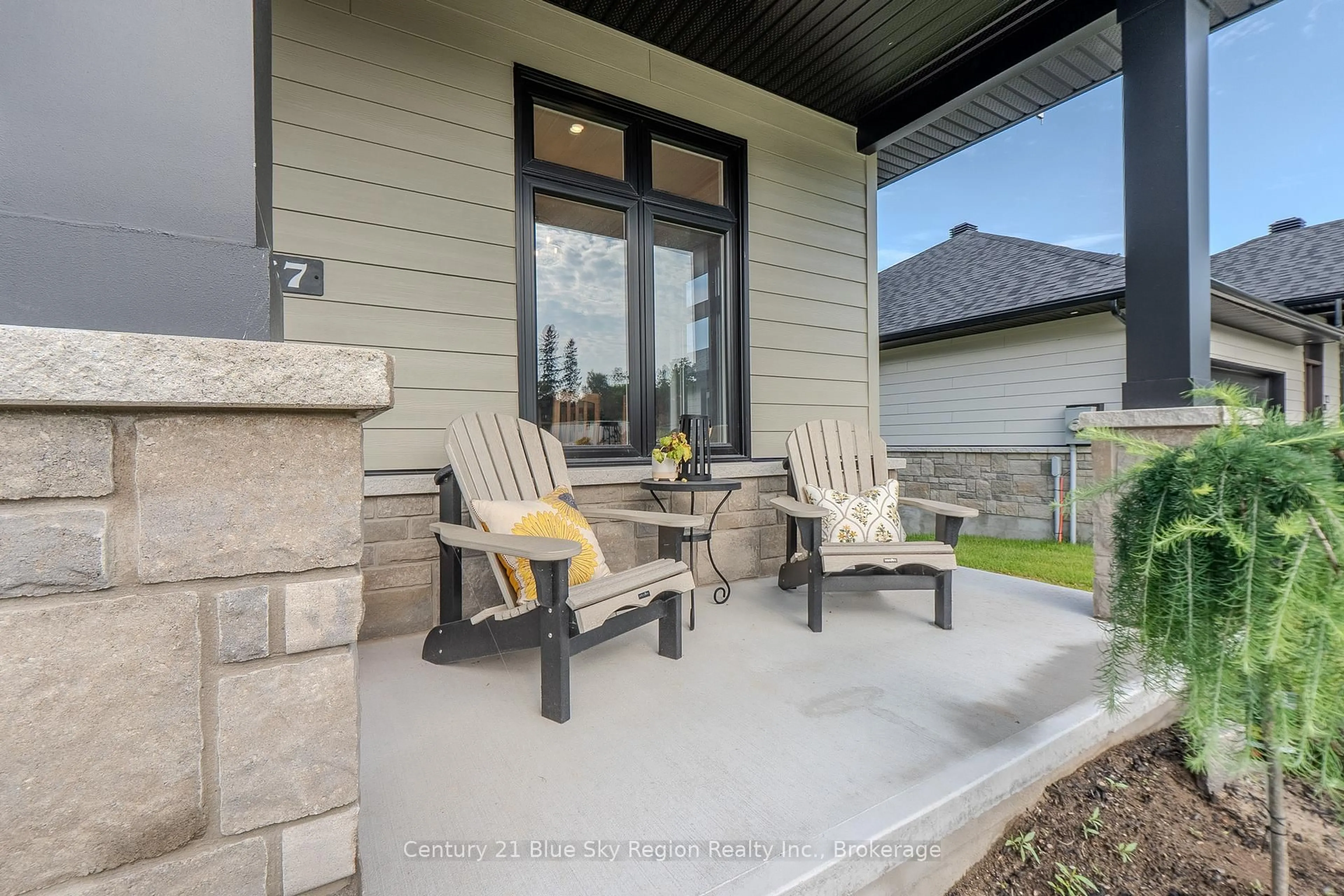 Patio, street for 37 Silver Maple Lane, North Bay Ontario P1C 0B5