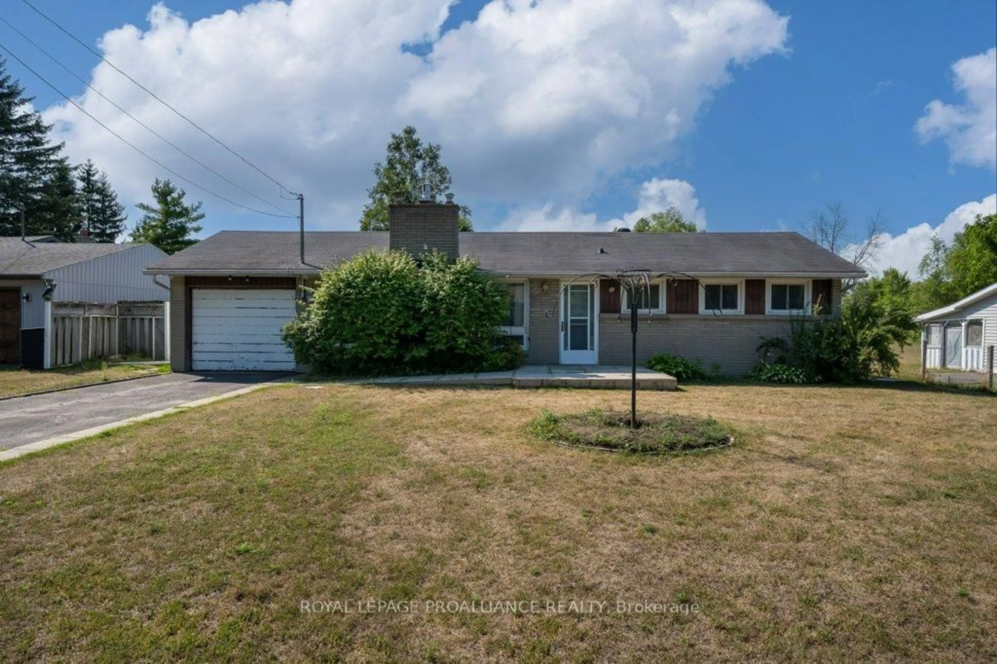 A pic from outside/outdoor area/front of a property/back of a property/a pic from drone, street for 24 Quinte Rd, Quinte West Ontario K8V 5P5