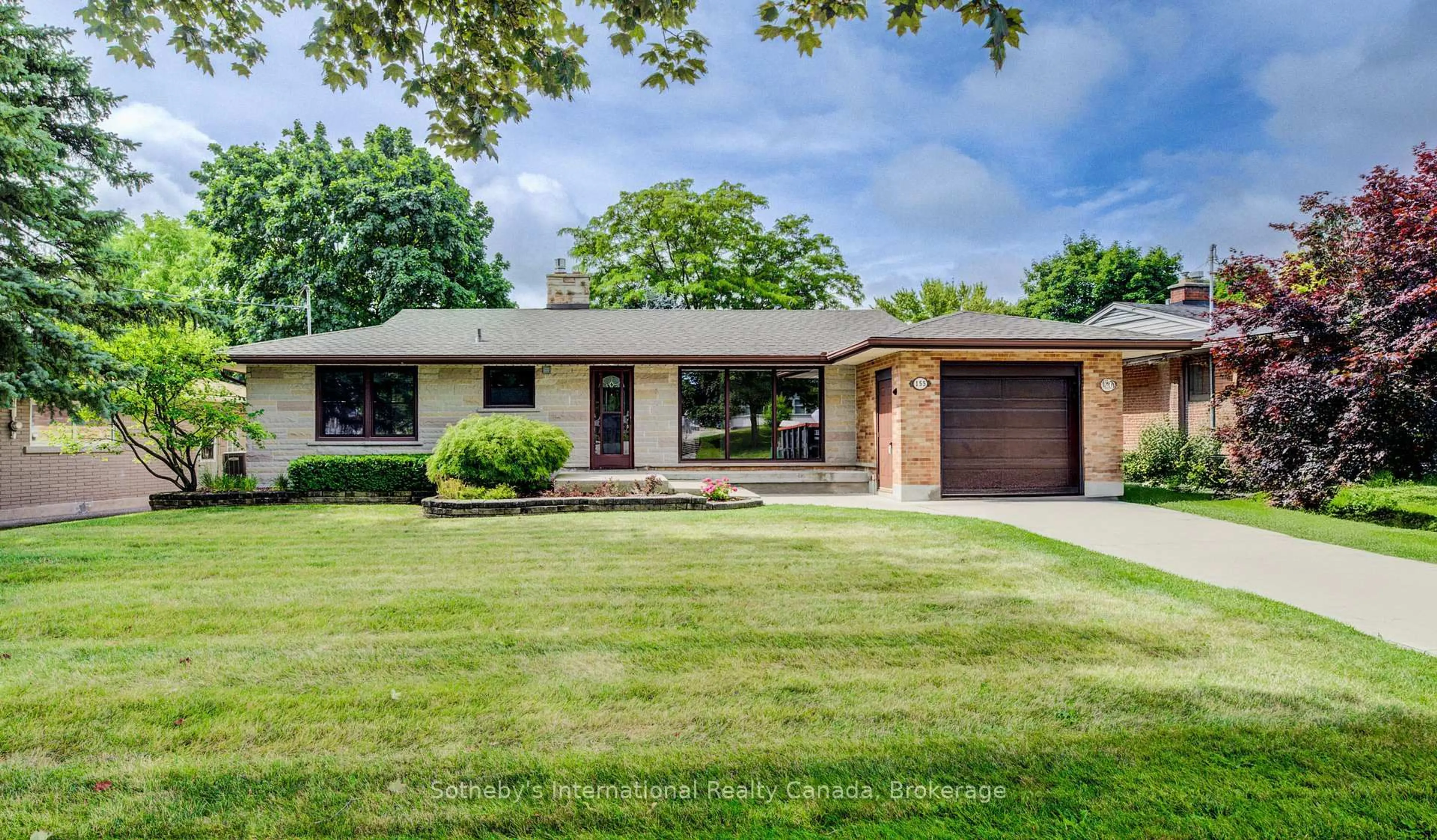 Home with brick exterior material, street for 155 Gatewood Rd, Kitchener Ontario N2M 4E3