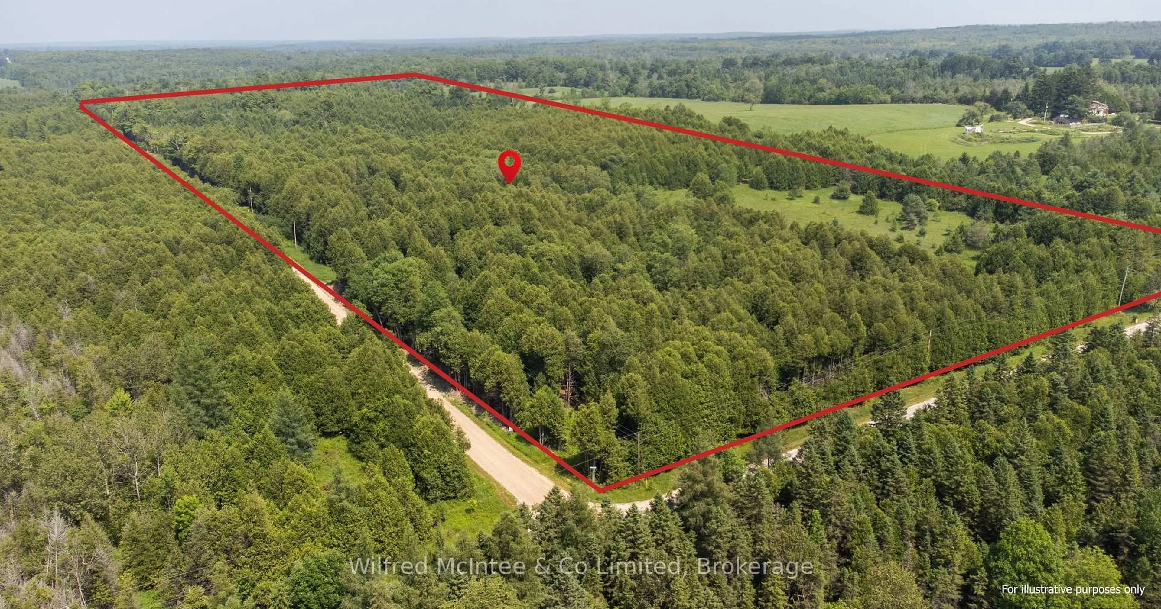 A pic from outside/outdoor area/front of a property/back of a property/a pic from drone, forest/trees view for 620026 Robson Rd, Chatsworth Ontario N0H 1R0
