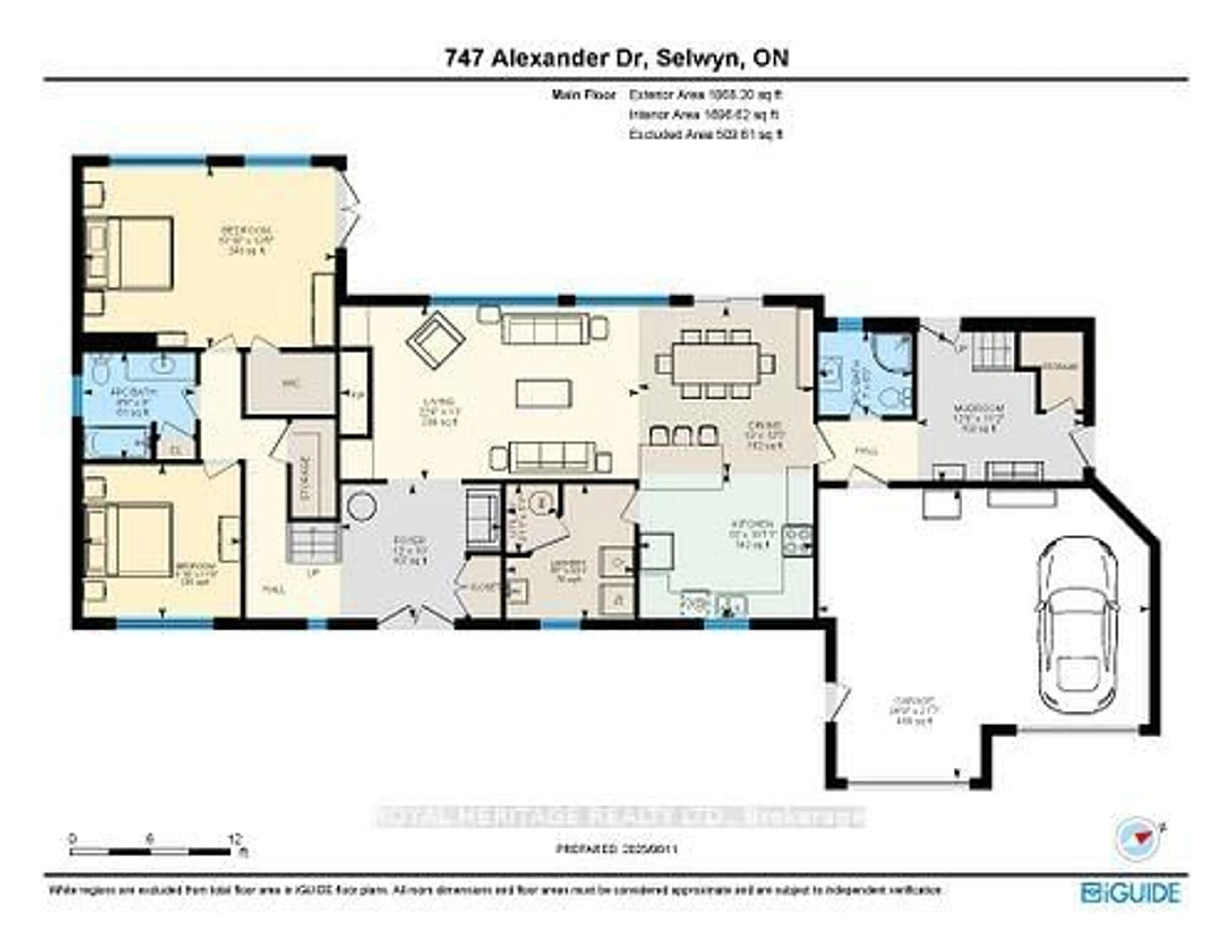 Floor plan for 747 Alexander Dr, Selwyn Ontario K0L 1T0