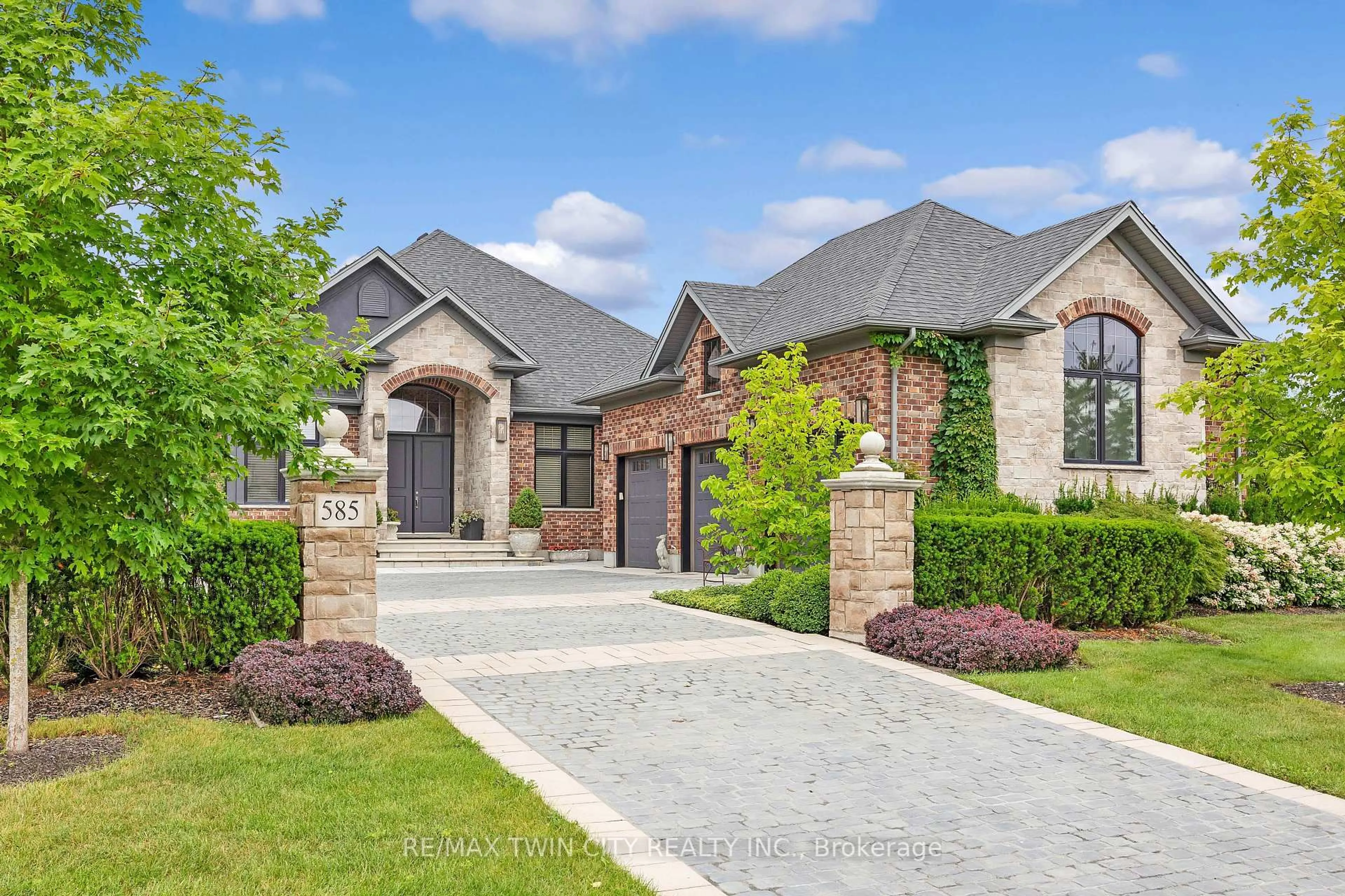 Home with brick exterior material, street for 585 Regal Pl, Waterloo Ontario N2V 2G3