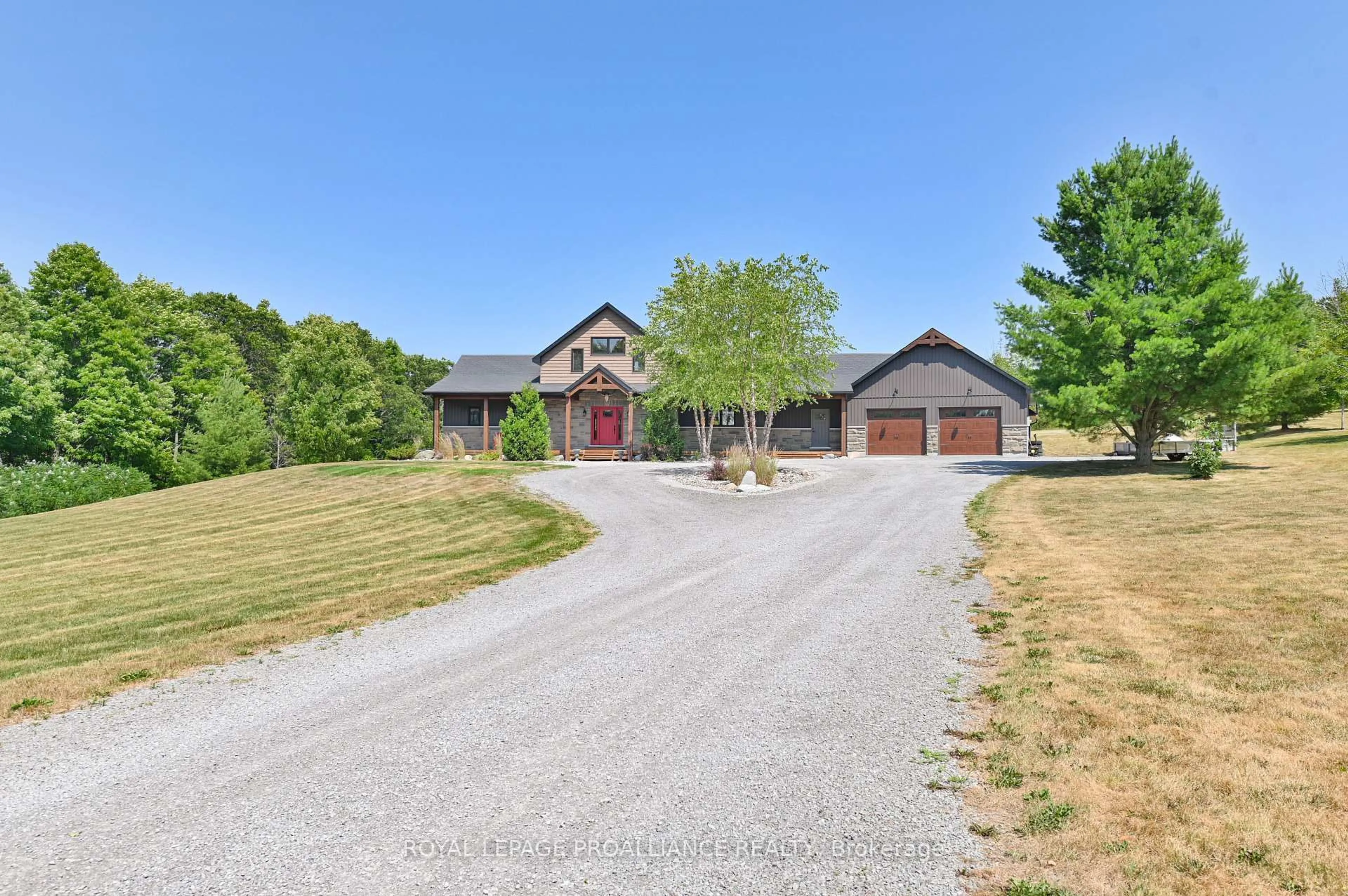 A pic from outside/outdoor area/front of a property/back of a property/a pic from drone, street for 273 Deele Rd, Cramahe Ontario K0K 1S0