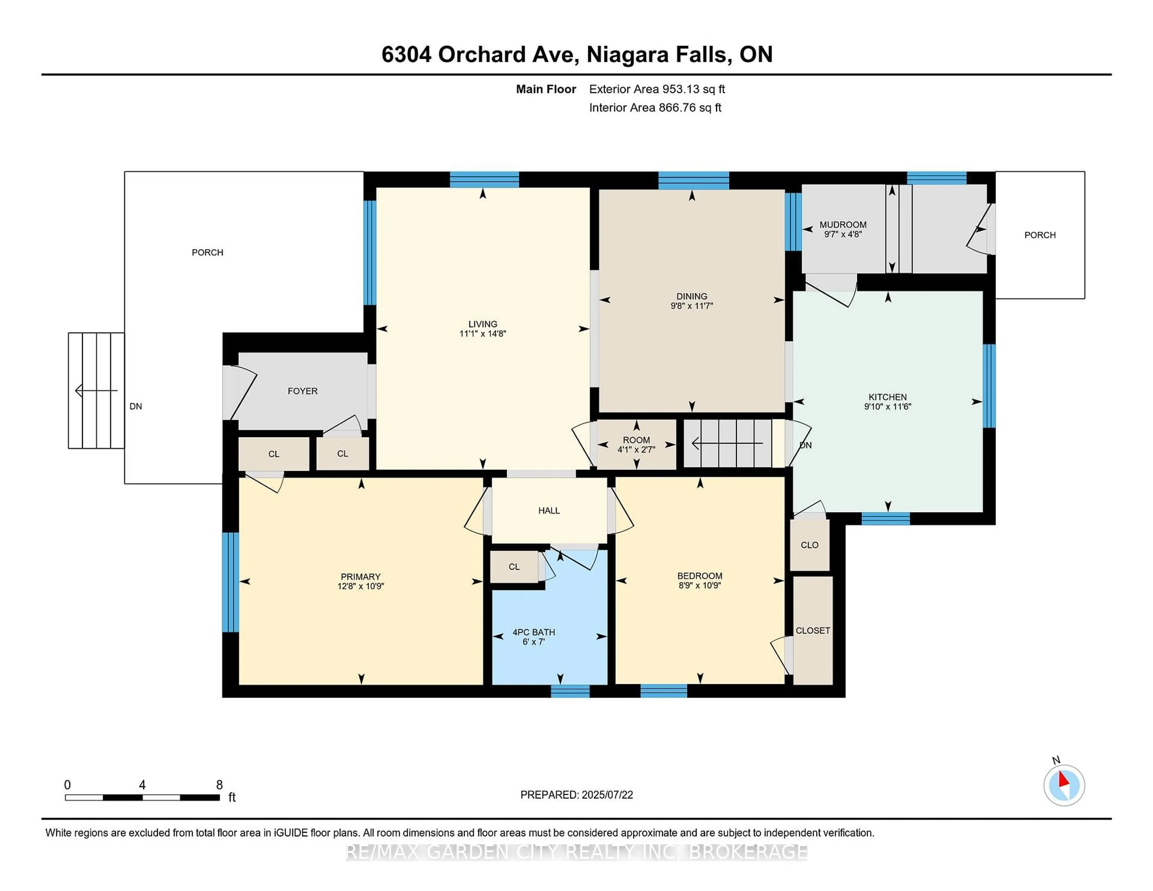 Floor plan for 6304 Orchard Ave Ave, Niagara Falls Ontario L2G 4H1
