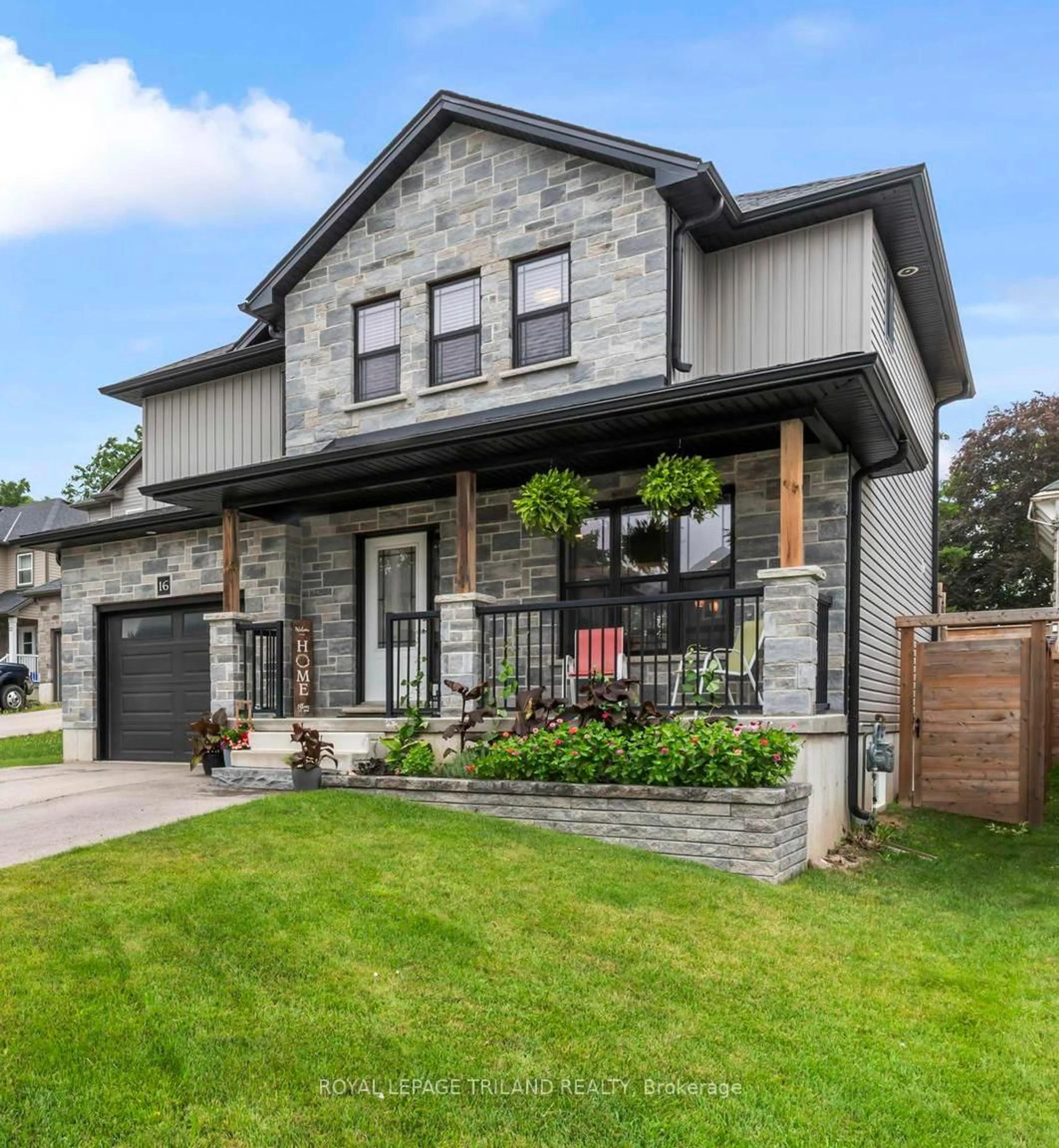 Home with brick exterior material, street for 16 KENDELL Lane, Ingersoll Ontario N5C 0B7